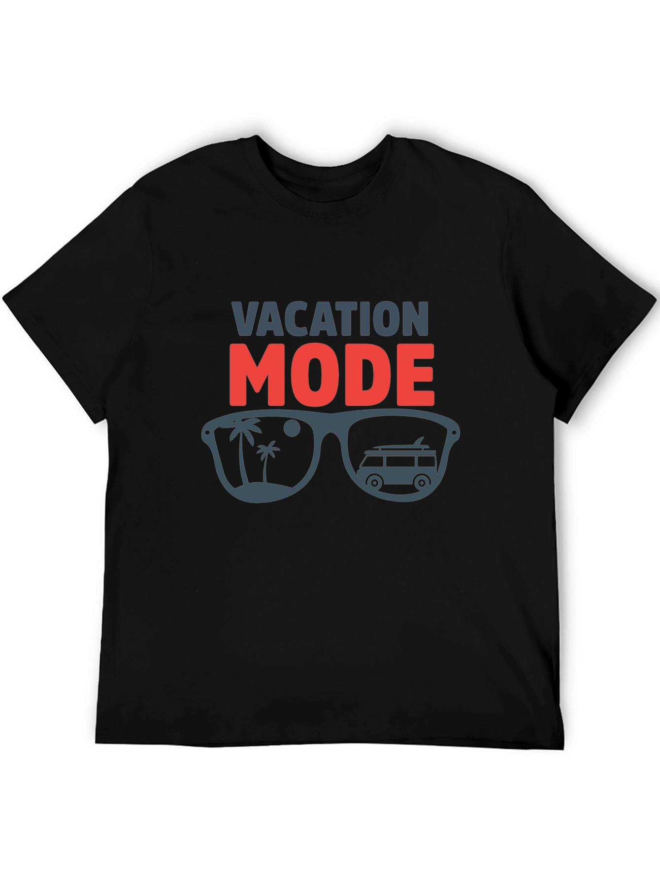 Vacation Mode T-Shirt - Palm Tree Beach Van
