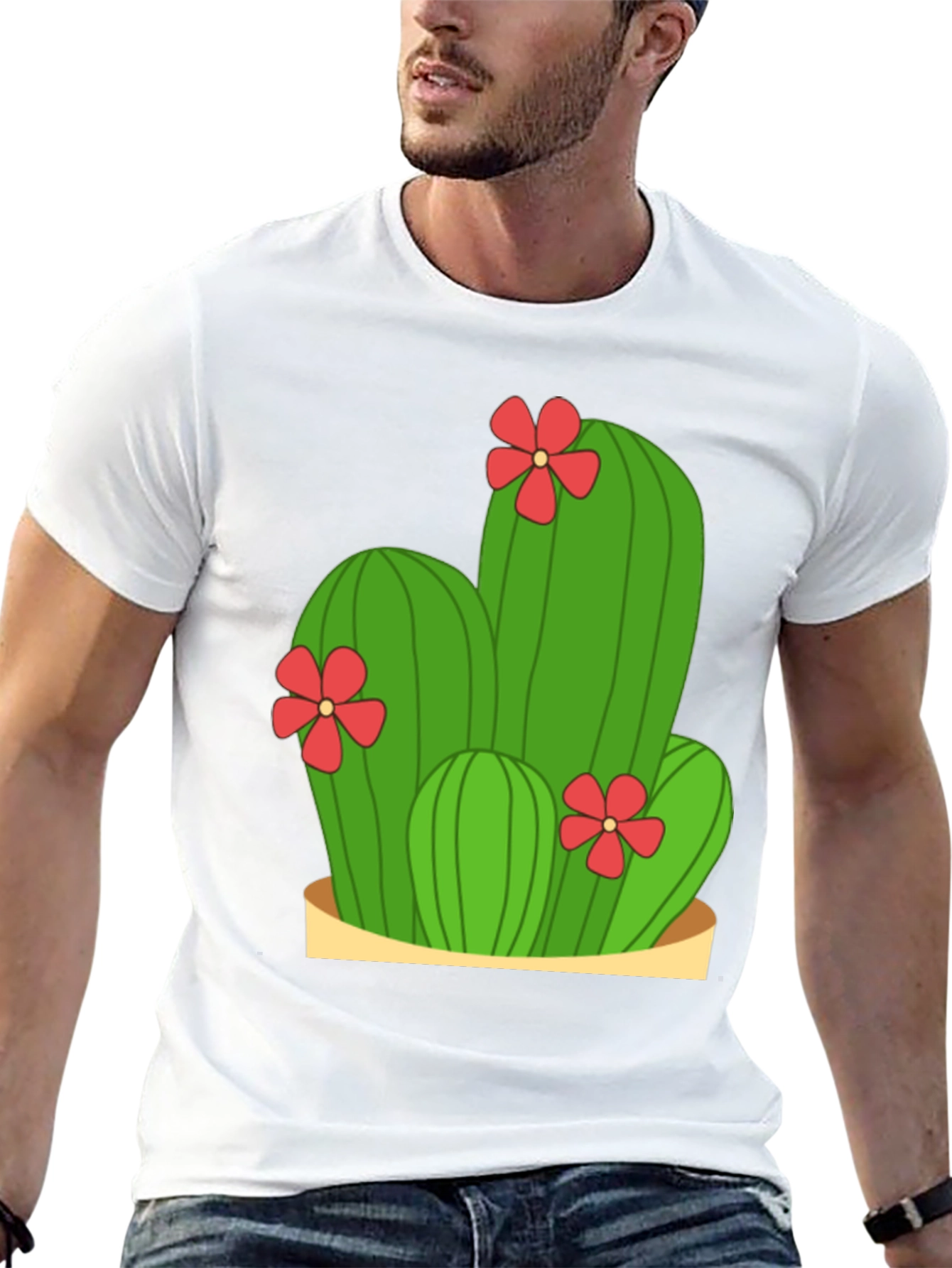 Cactus Flower Graphic Tee