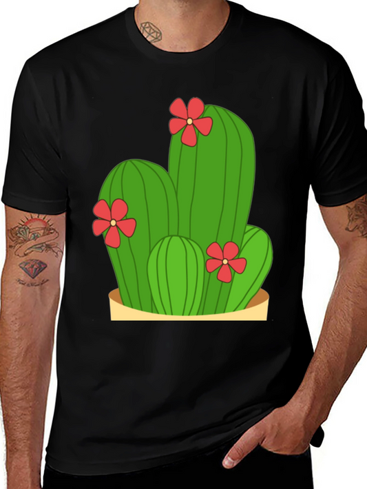 Cactus Flower Graphic Tee