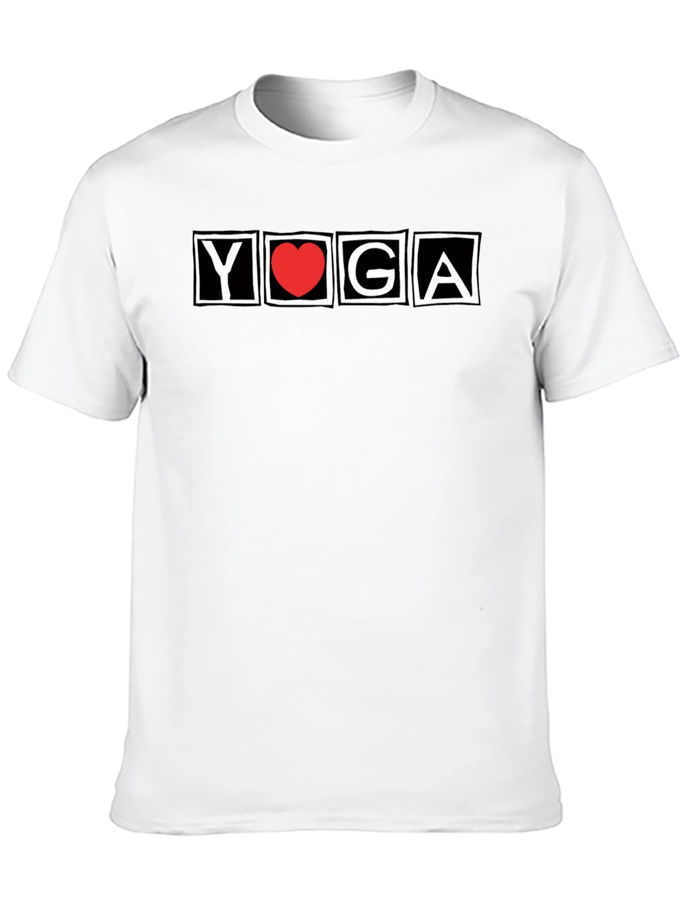 Yoga Heart T-Shirt - Black