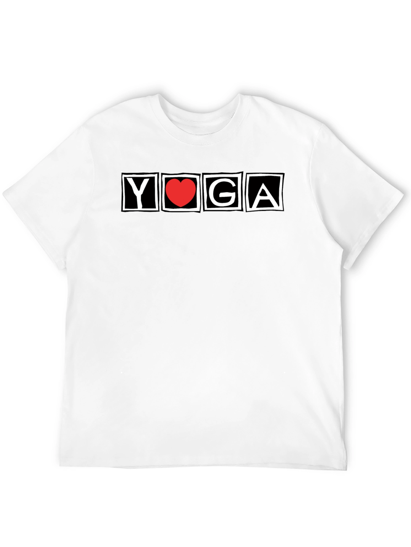 Yoga Heart T-Shirt - Black