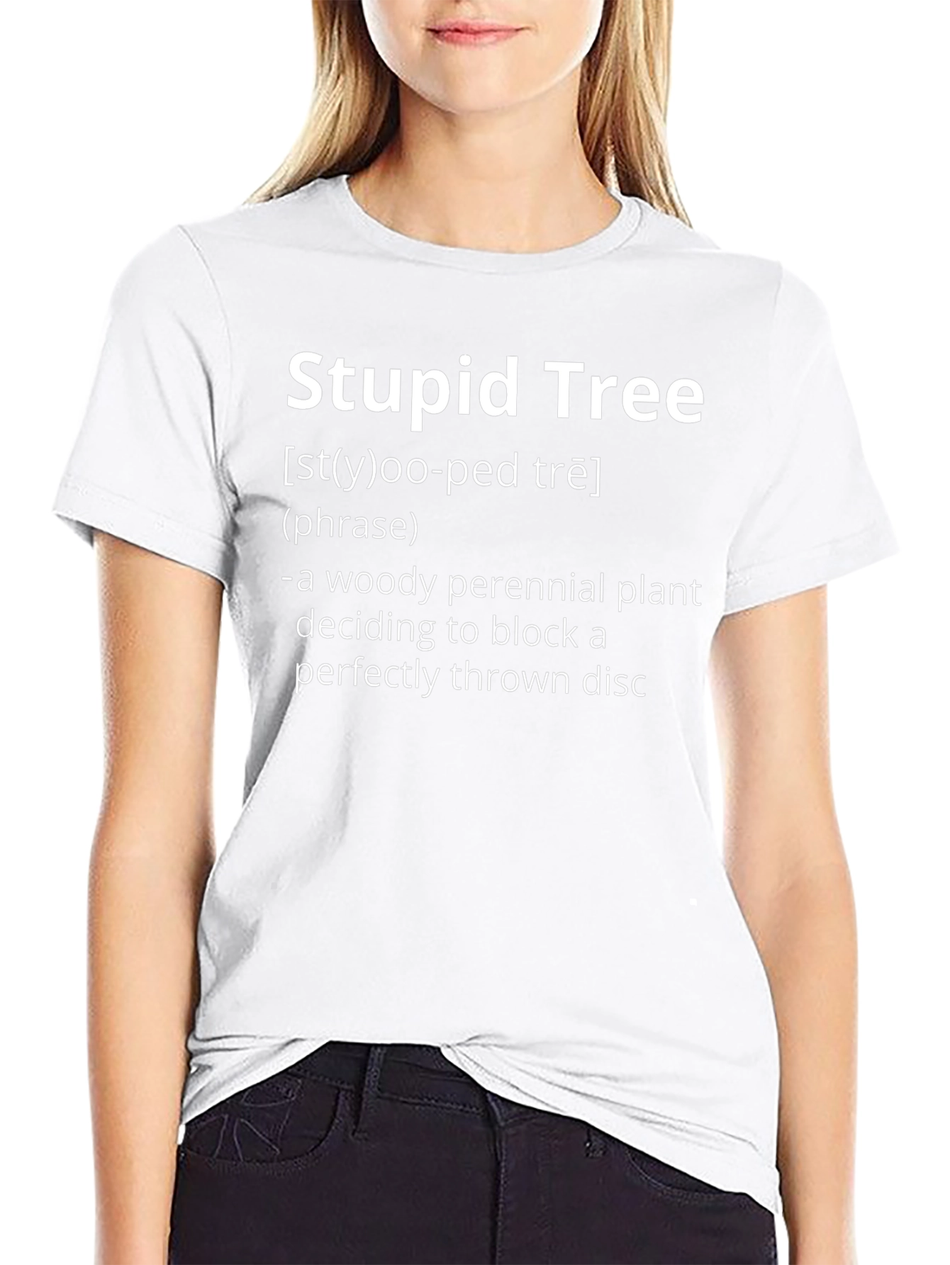 Stupid Tree T-Shirt - Funny Disc Golf Tee