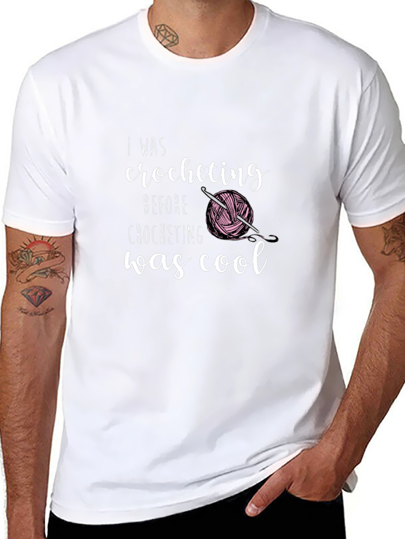 I Was Crocheting Before It Was Cool T-Shirt