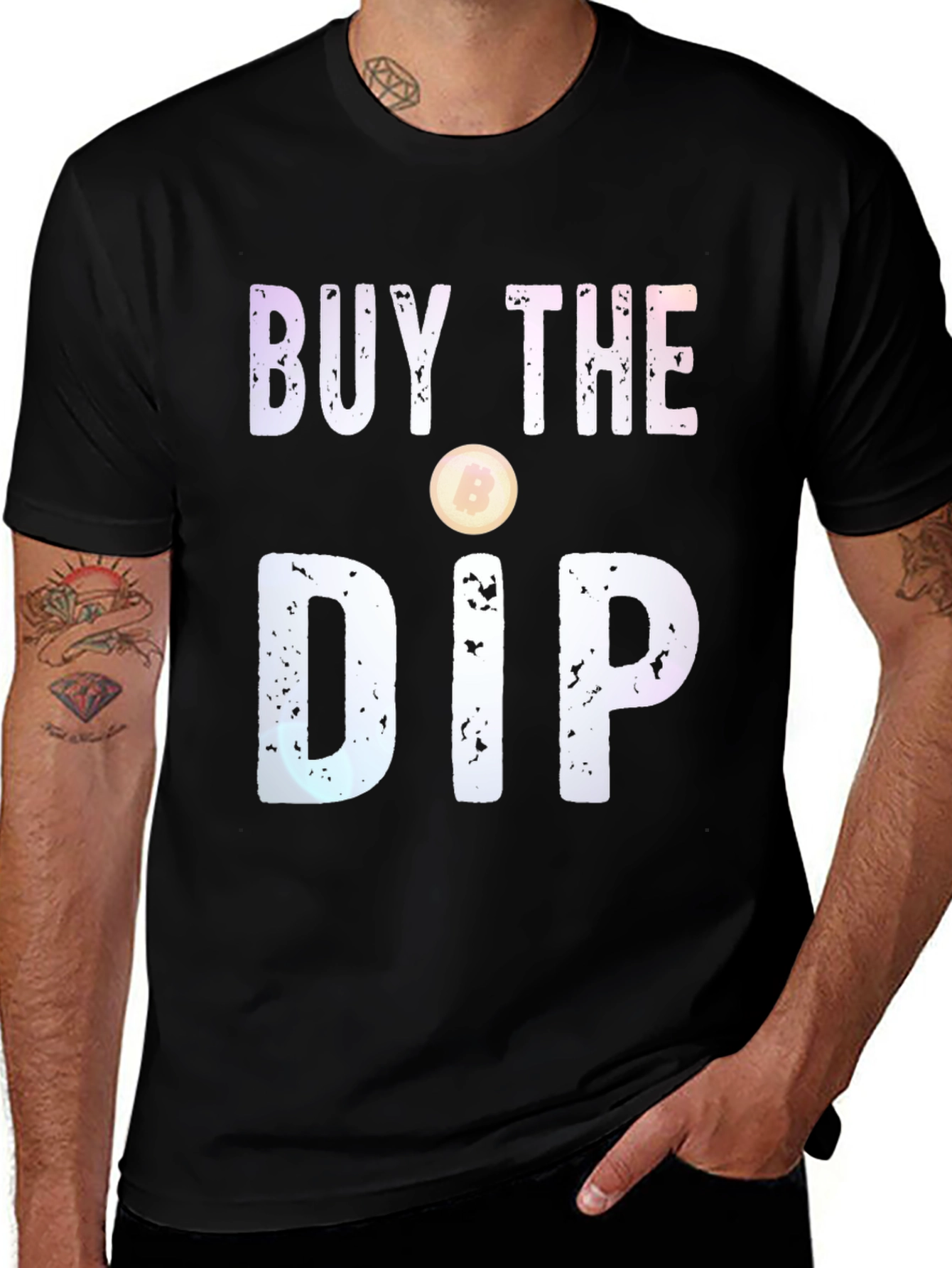 Buy the Dip Bitcoin Crypto T-Shirt