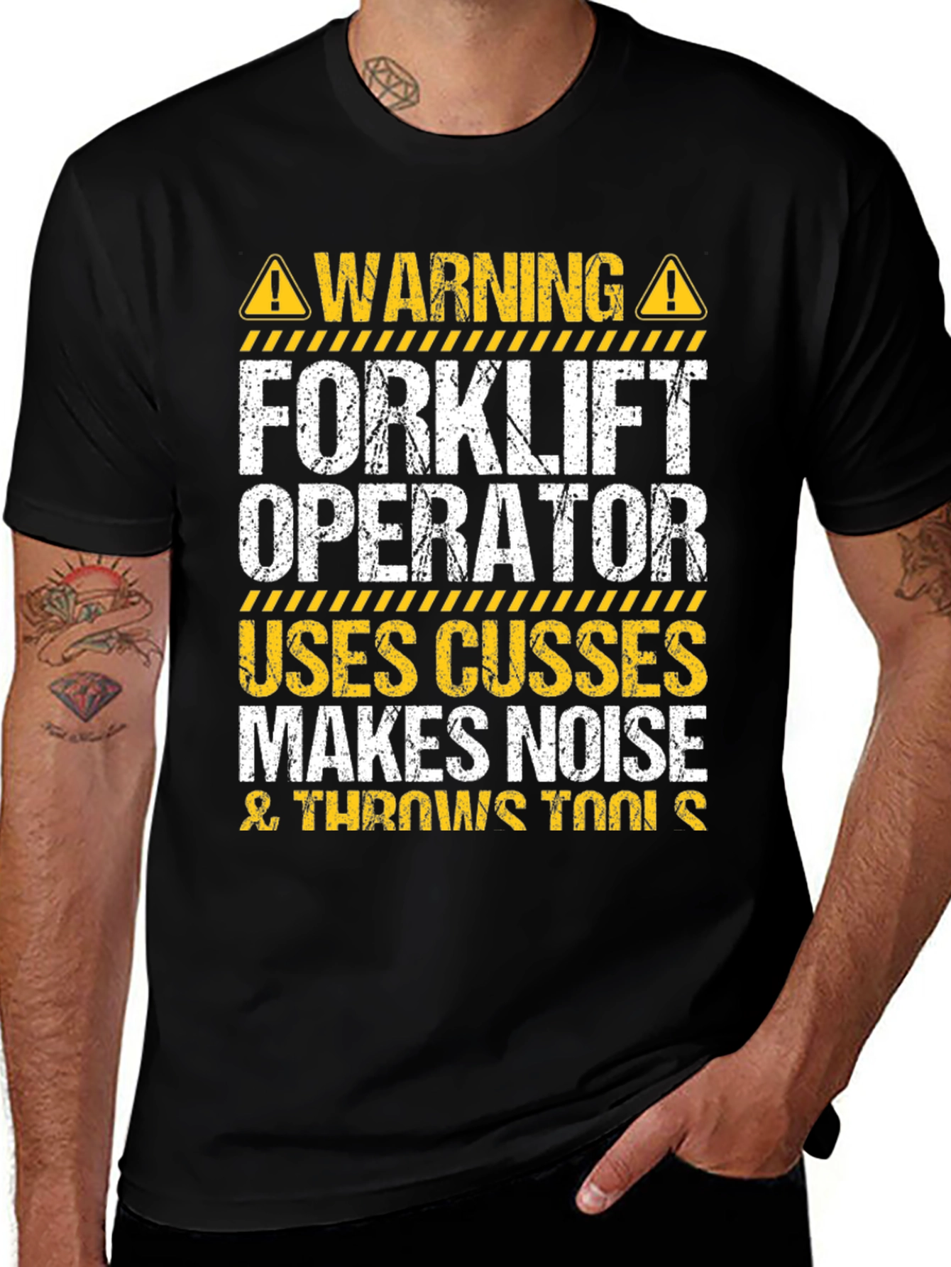 Warning Forklift Operator T-Shirt
