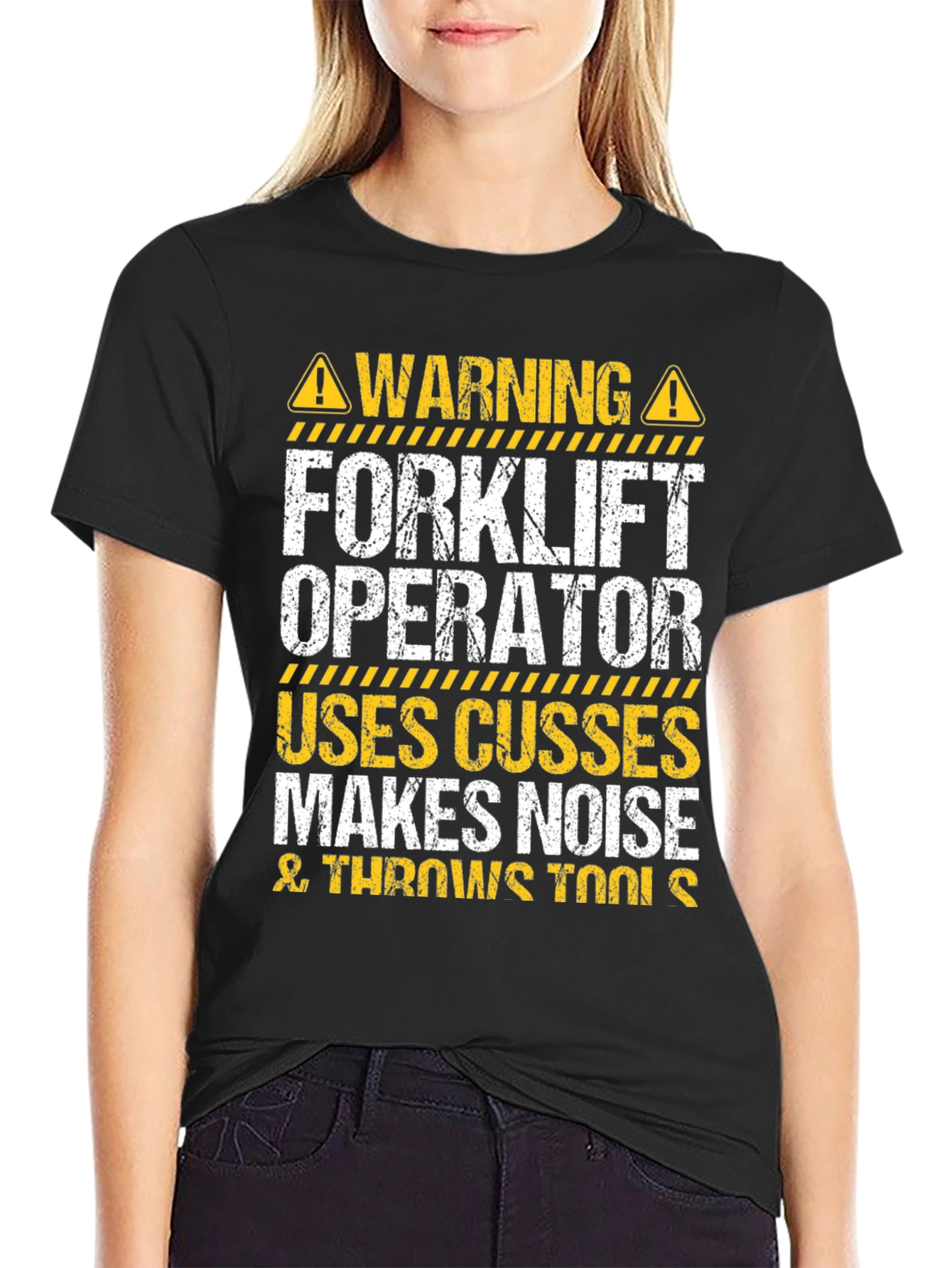 Warning Forklift Operator T-Shirt