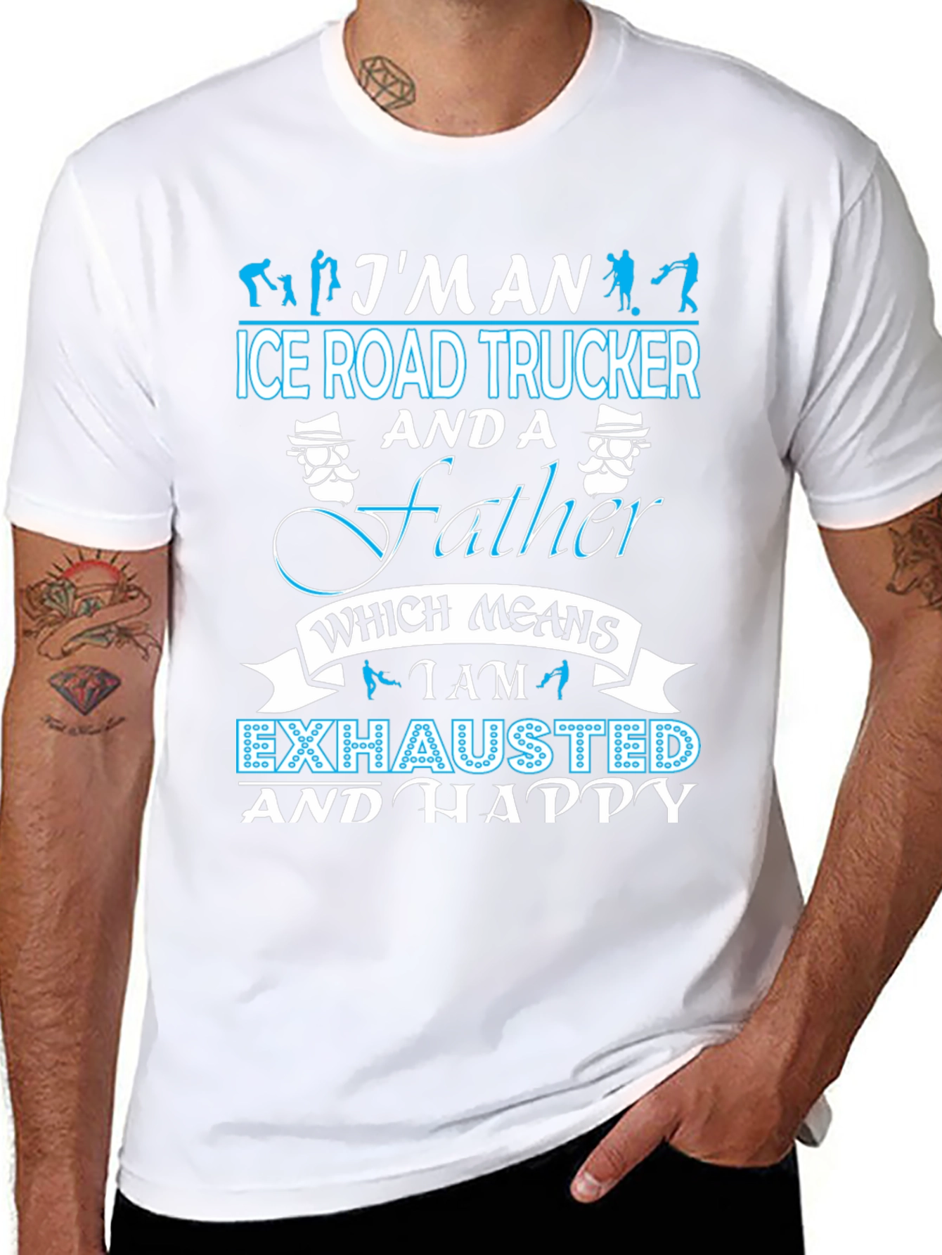 Ice Road Trucker Father T-Shirt