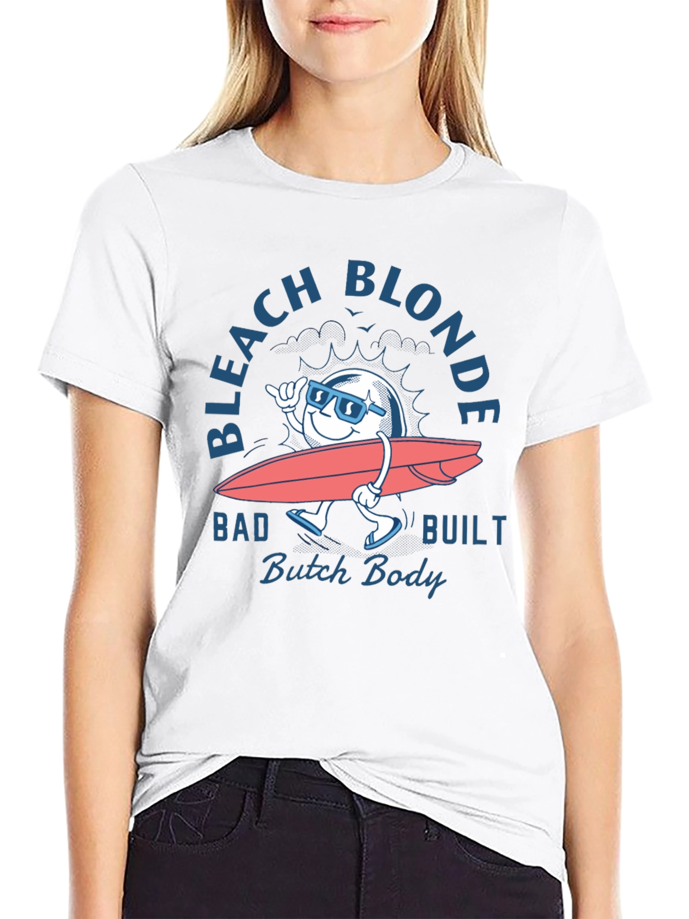 Bleach Blonde Butch Body Graphic Tee