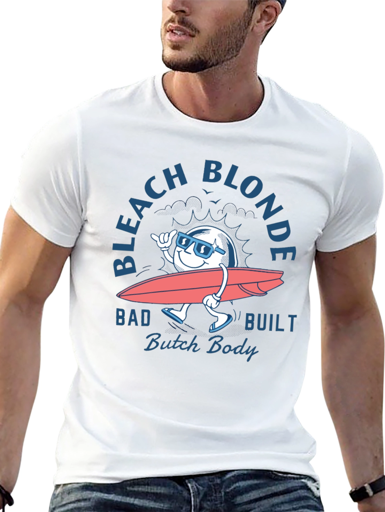 Bleach Blonde Butch Body Graphic Tee
