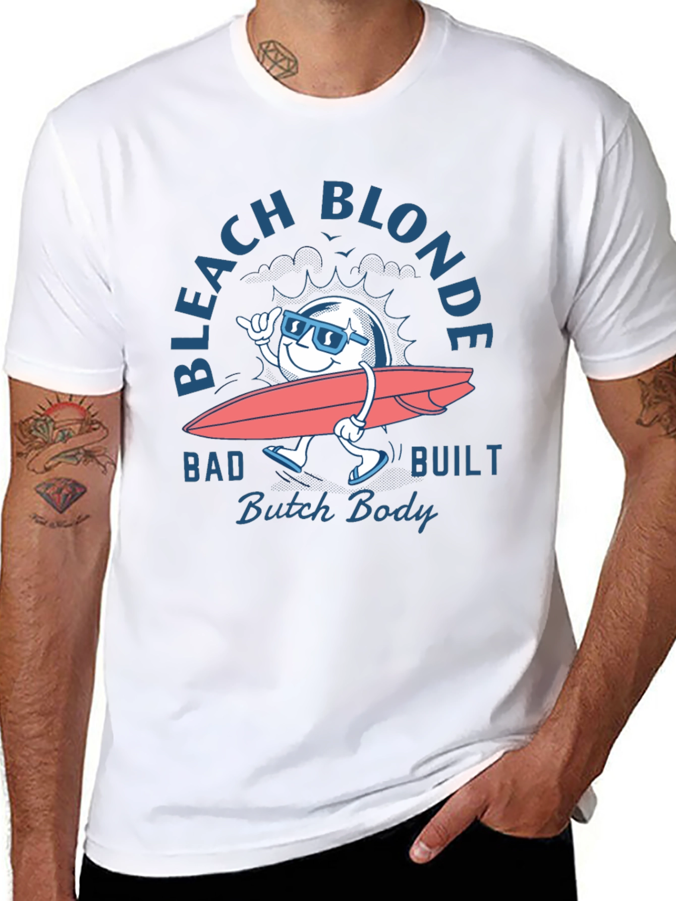 Bleach Blonde Butch Body Graphic Tee