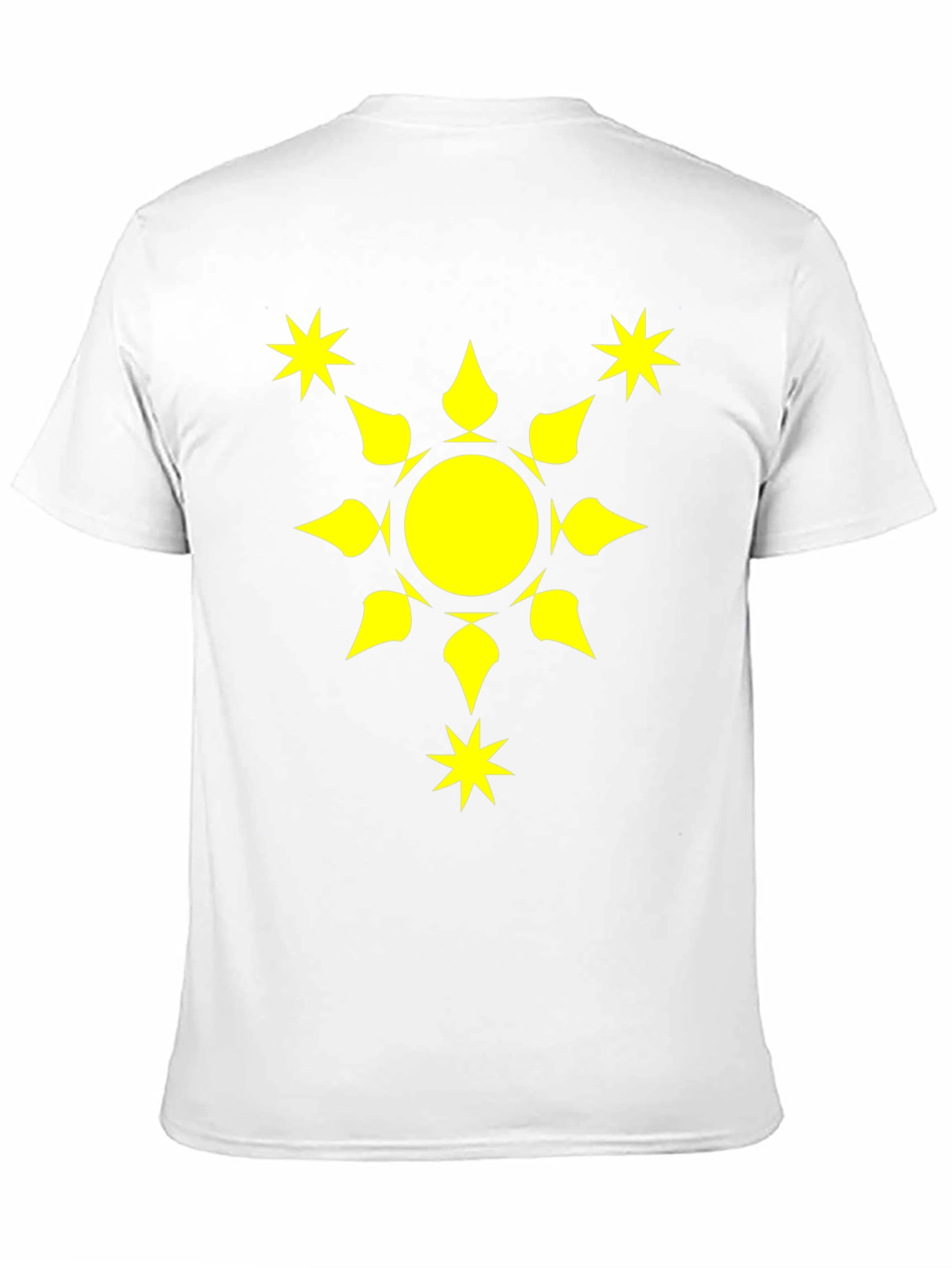 Sunburst Graphic Tee - Black Cotton Comfort Fit