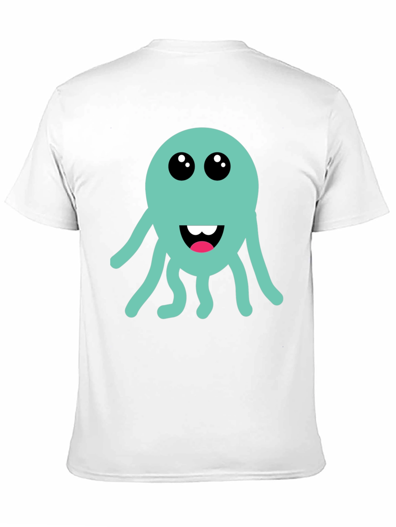 Cute Octopus Graphic T-Shirt - Black Cotton Tee