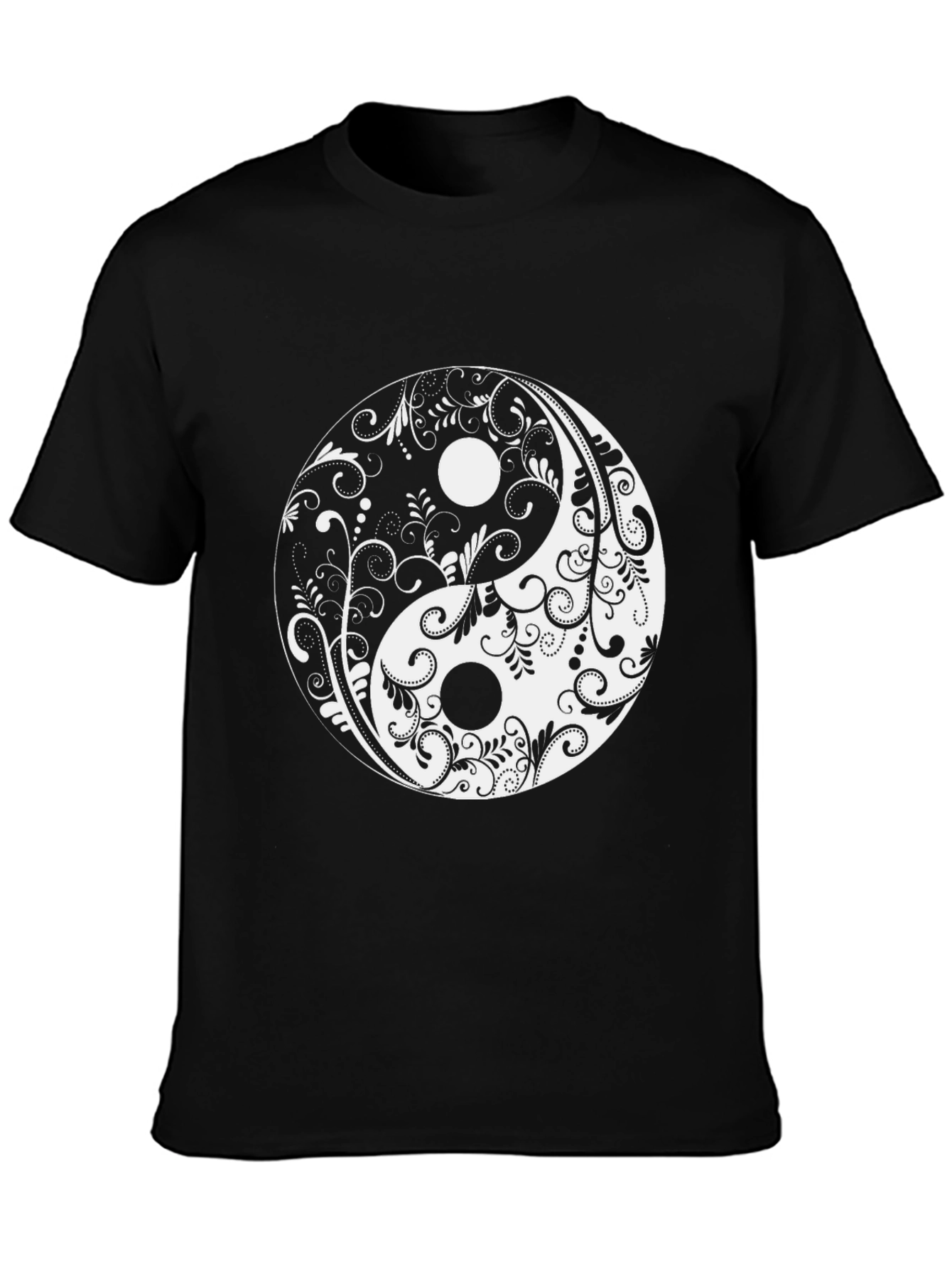 Yin Yang Black T-Shirt