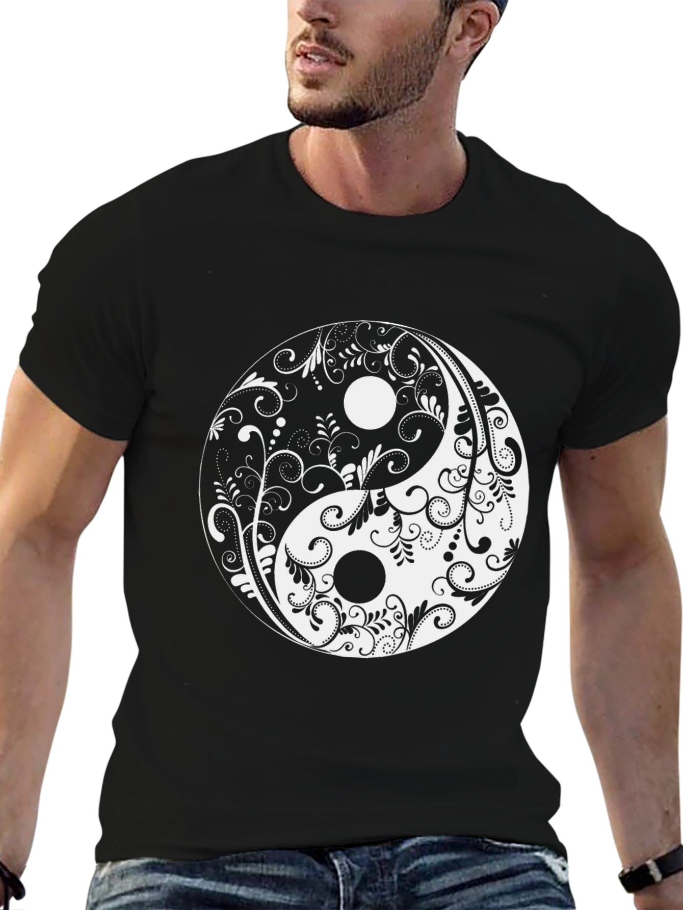 Yin Yang Black T-Shirt