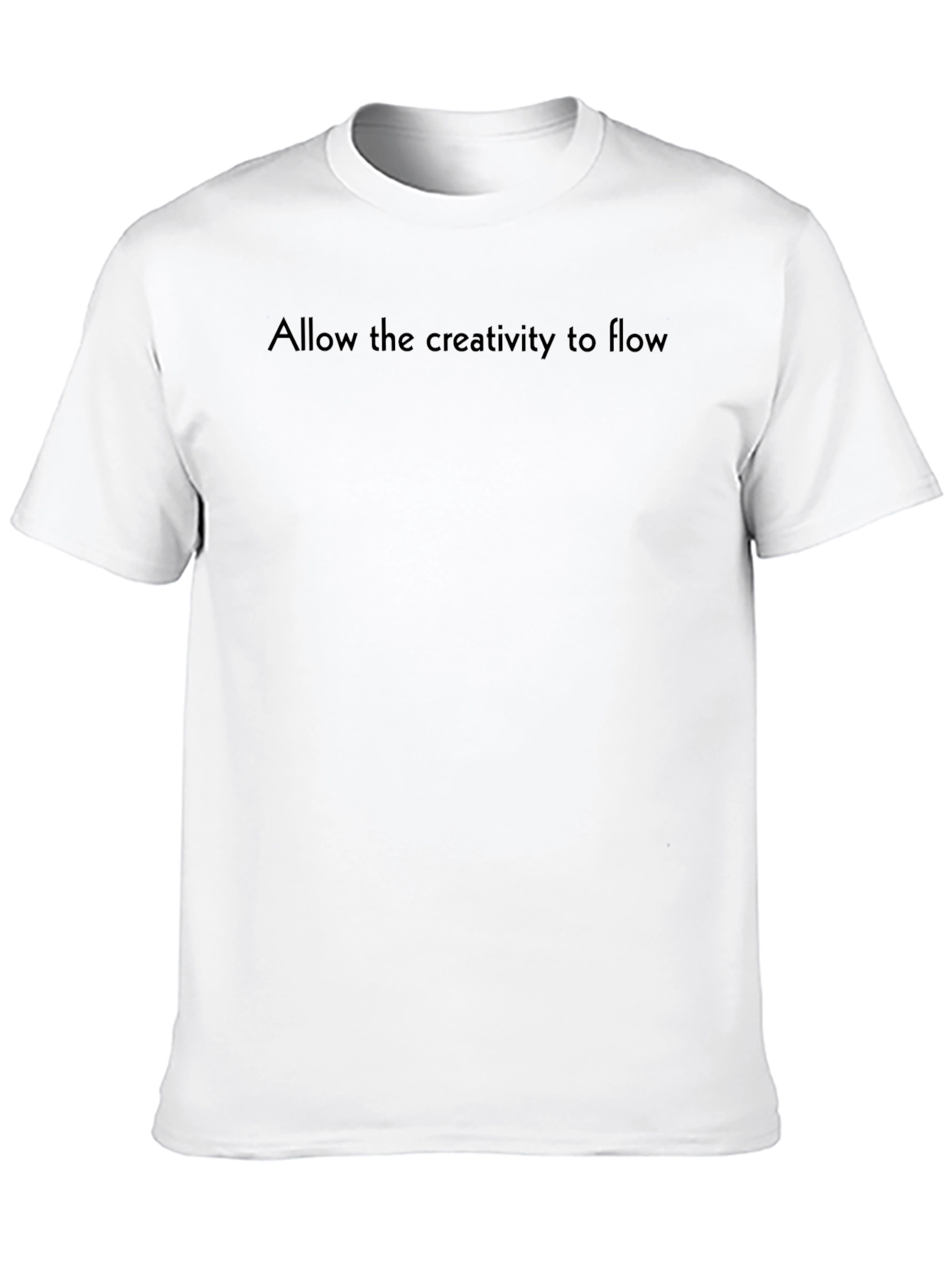 Creative Flow Black T-Shirt