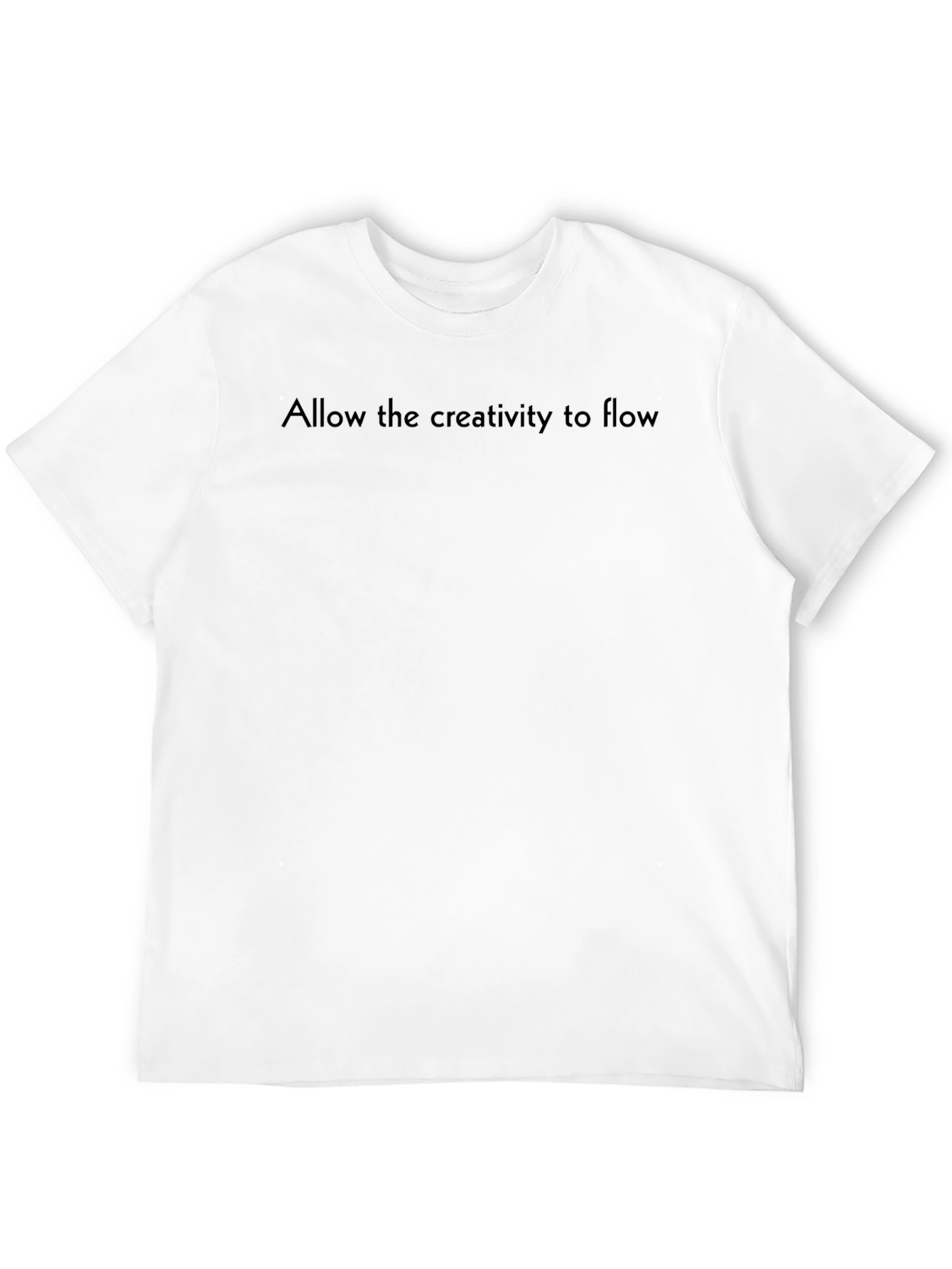 Creative Flow Black T-Shirt