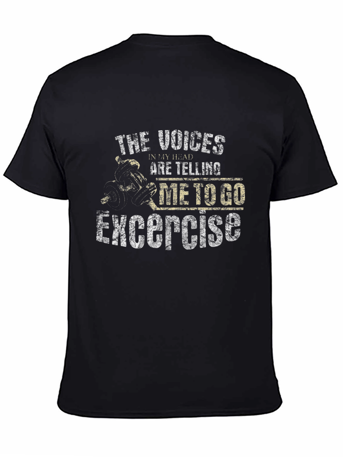 Funny Exercise T-Shirt - The Voices in My Head