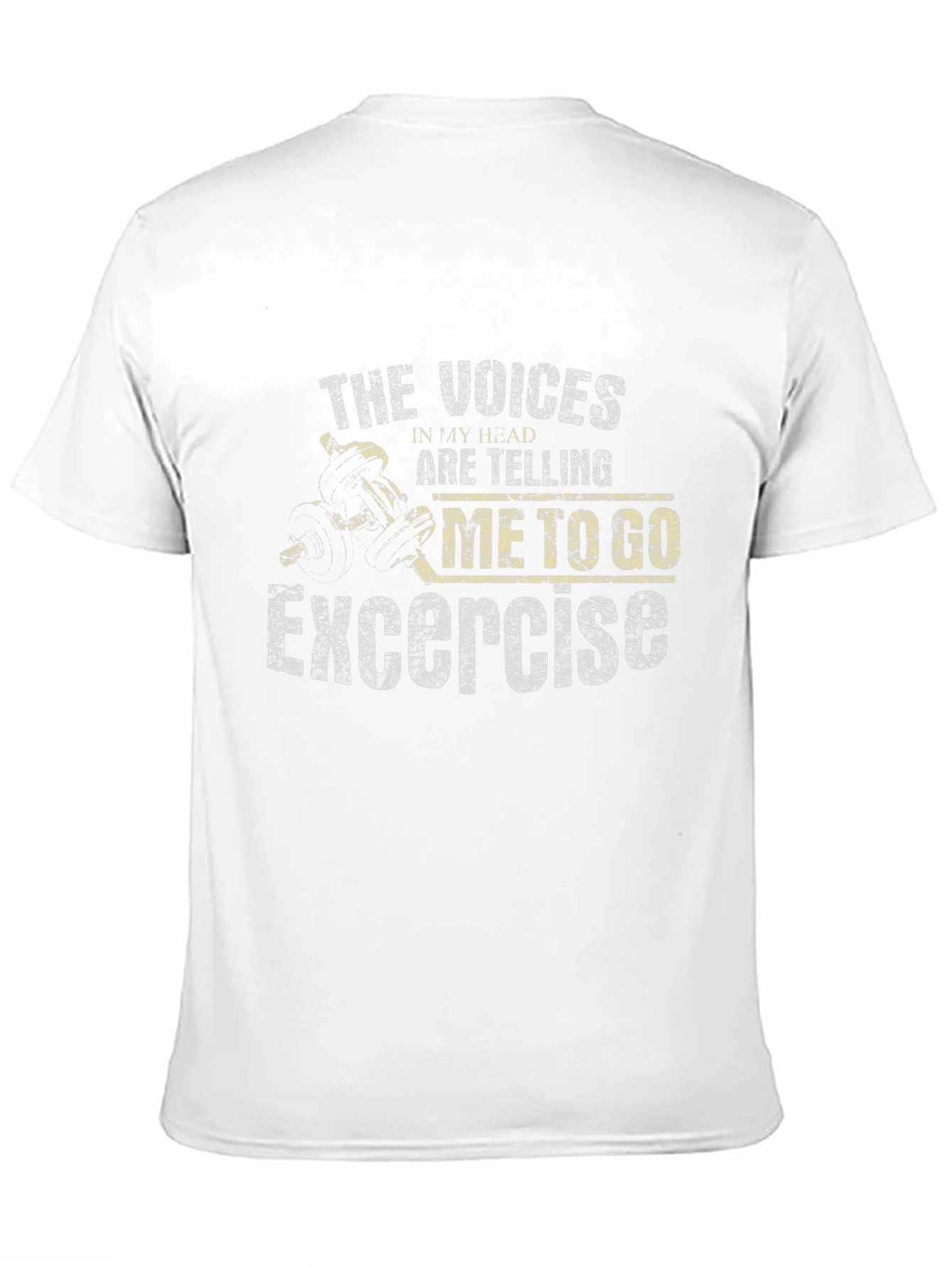 Funny Exercise T-Shirt - The Voices in My Head
