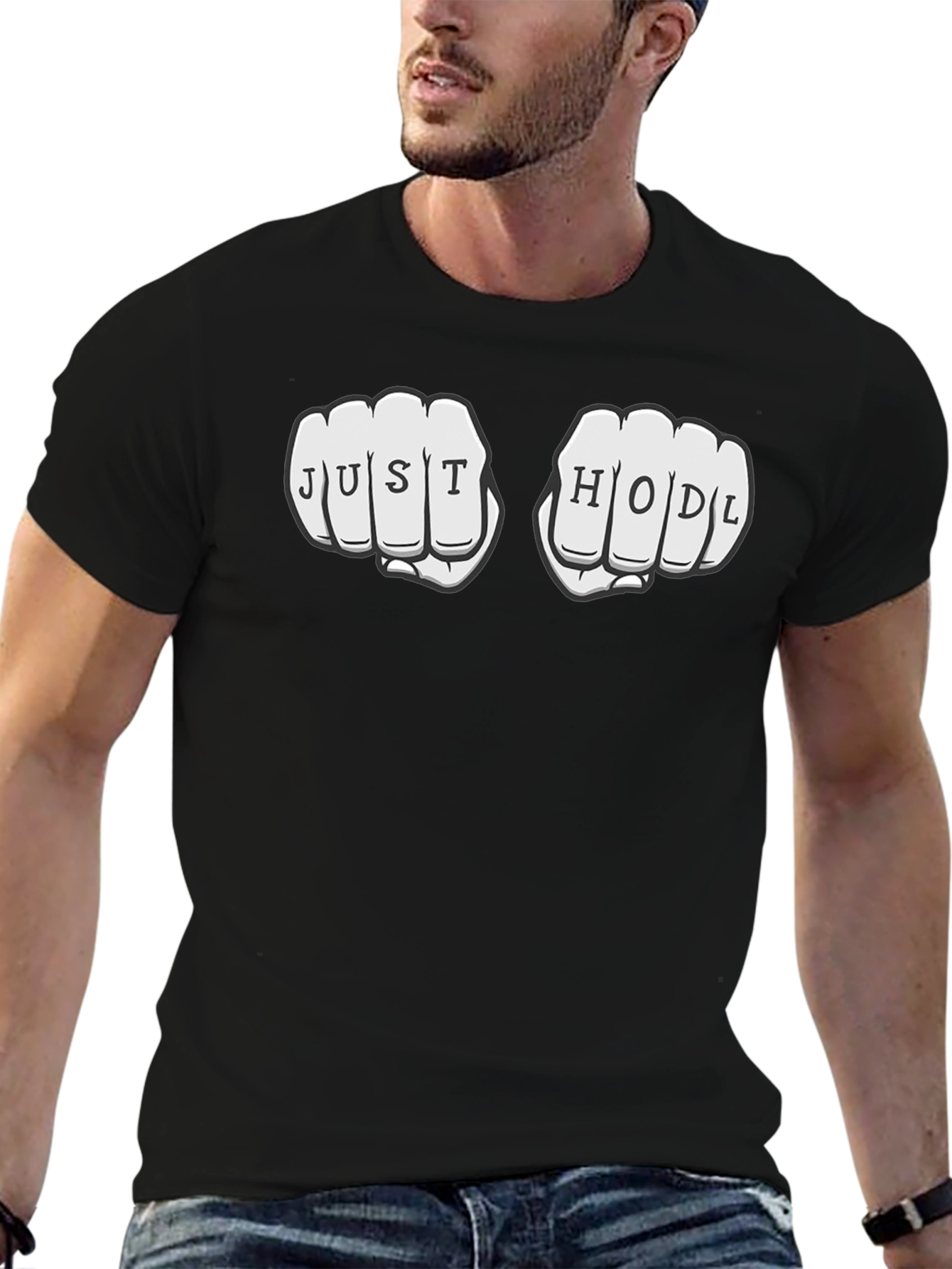 Just Hodl T-Shirt - Crypto Investor