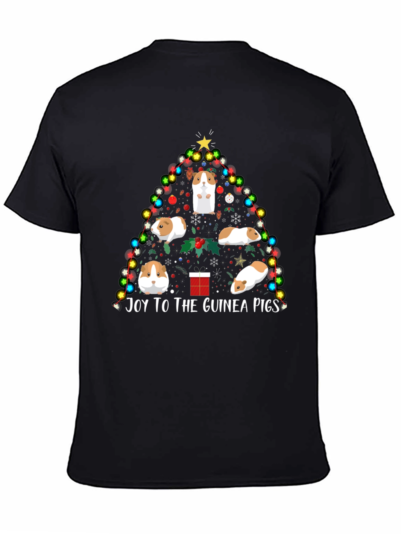 Joy to the Guinea Pigs Christmas T-Shirt