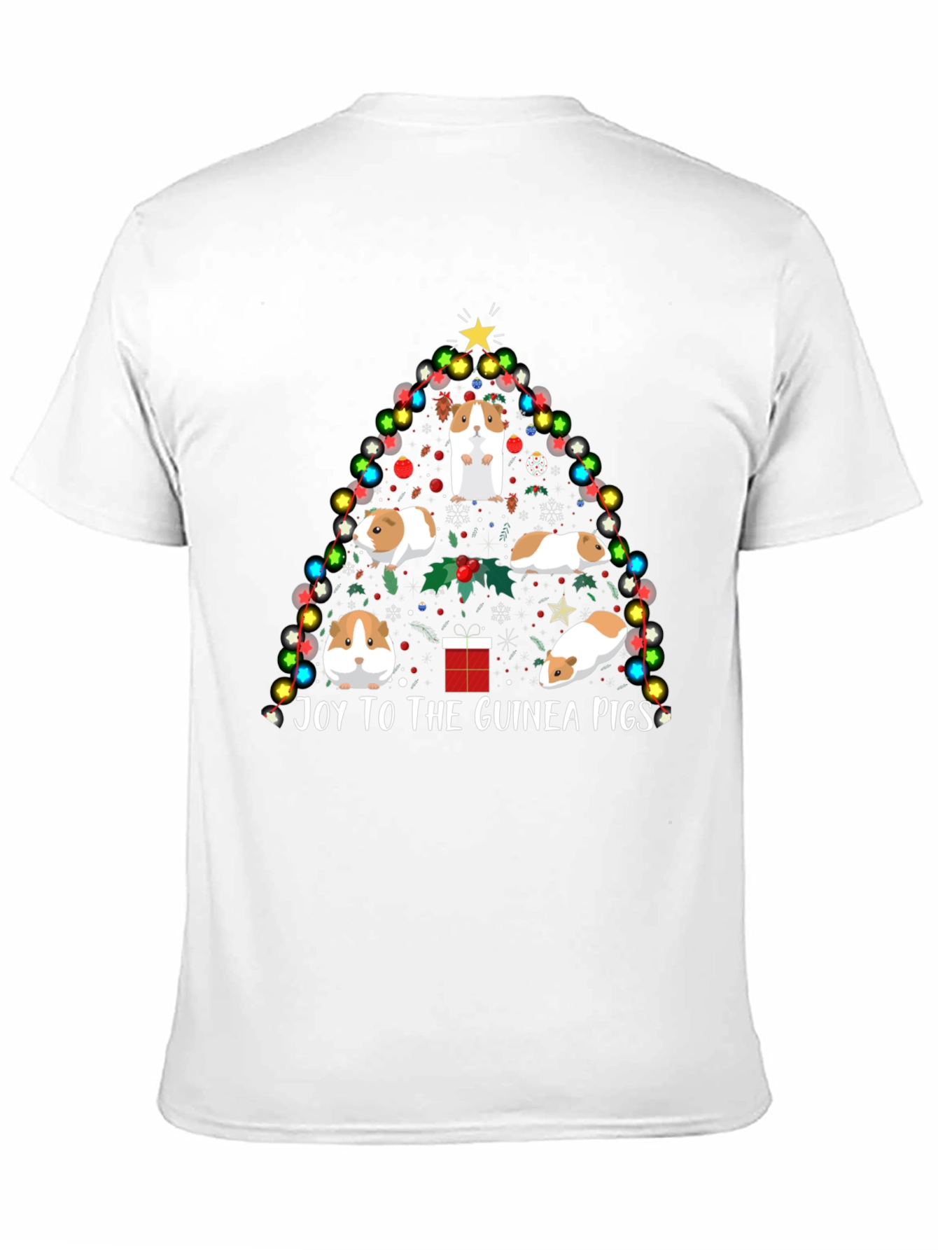 Joy to the Guinea Pigs Christmas T-Shirt