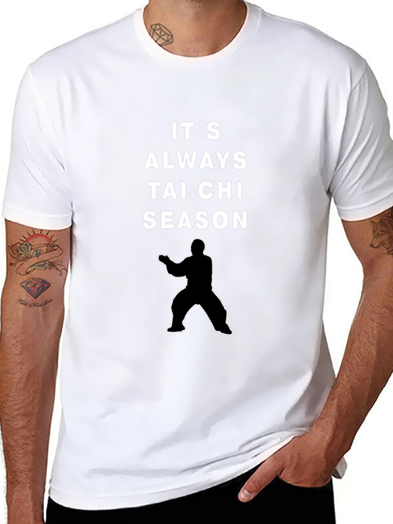 Its Always Tai Chi Season Black T-Shirt