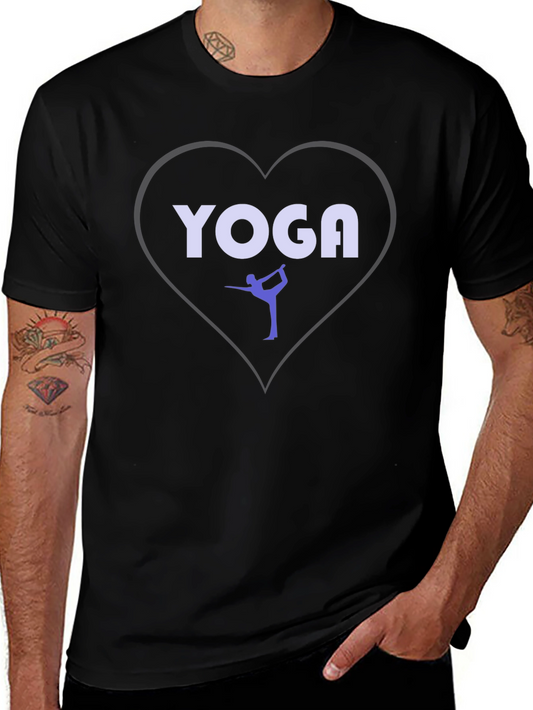 Yoga Heart T-Shirt - Zen Activewear Top