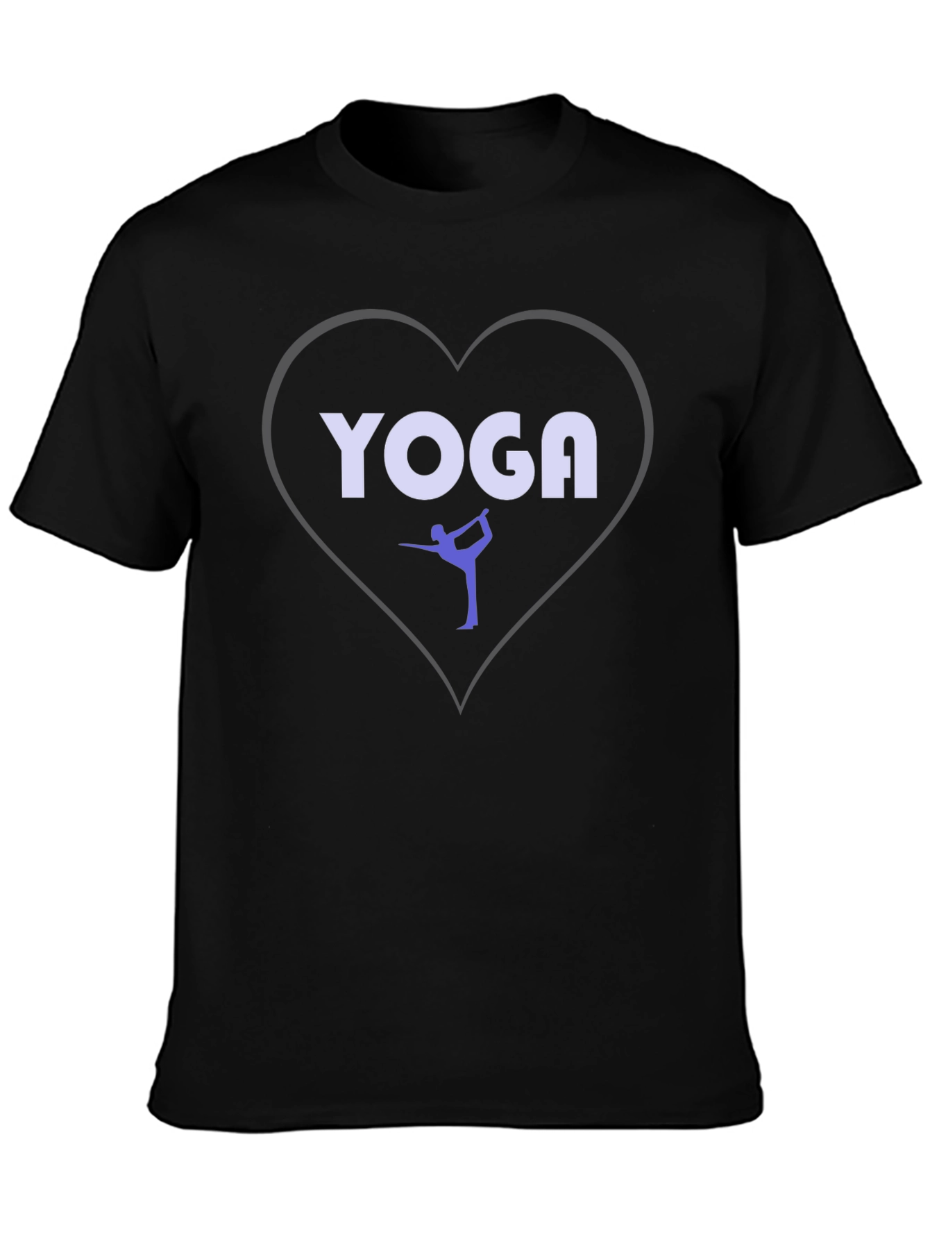 Yoga Heart T-Shirt - Zen Activewear Top