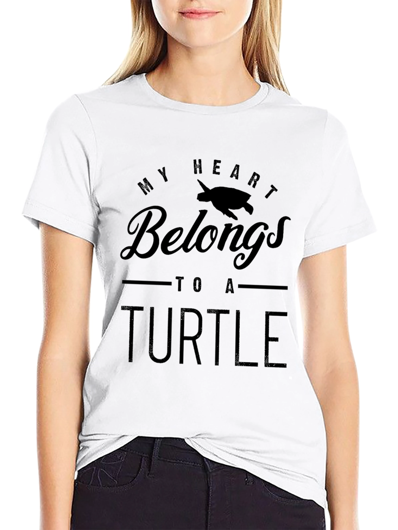 My Heart Belongs to a Turtle Graphic Tee