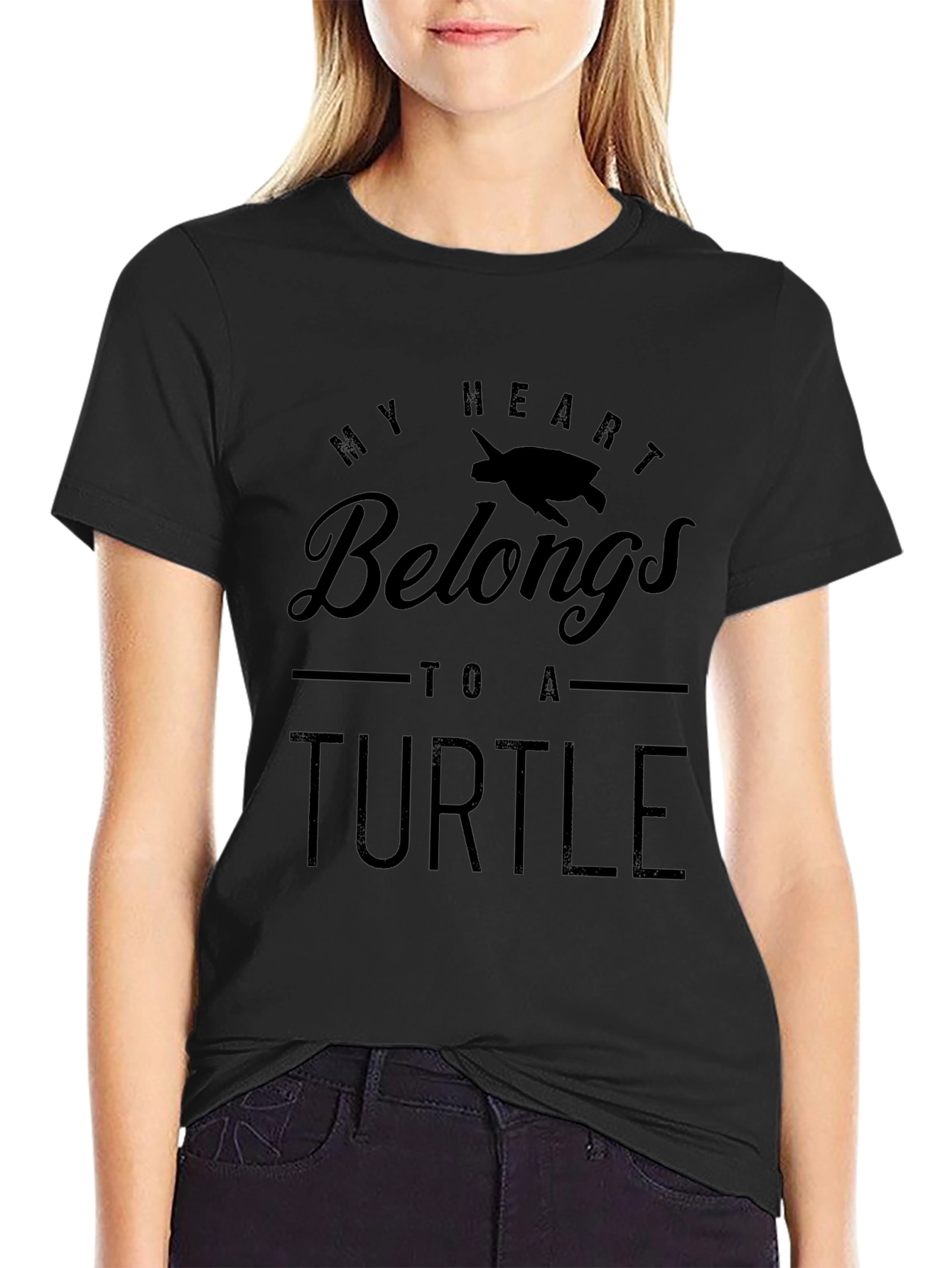 My Heart Belongs to a Turtle Graphic Tee