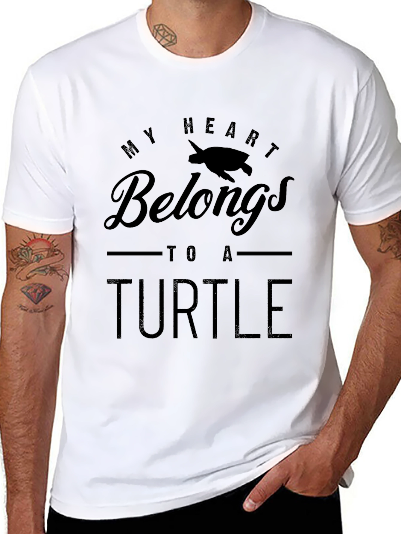 My Heart Belongs to a Turtle Graphic Tee