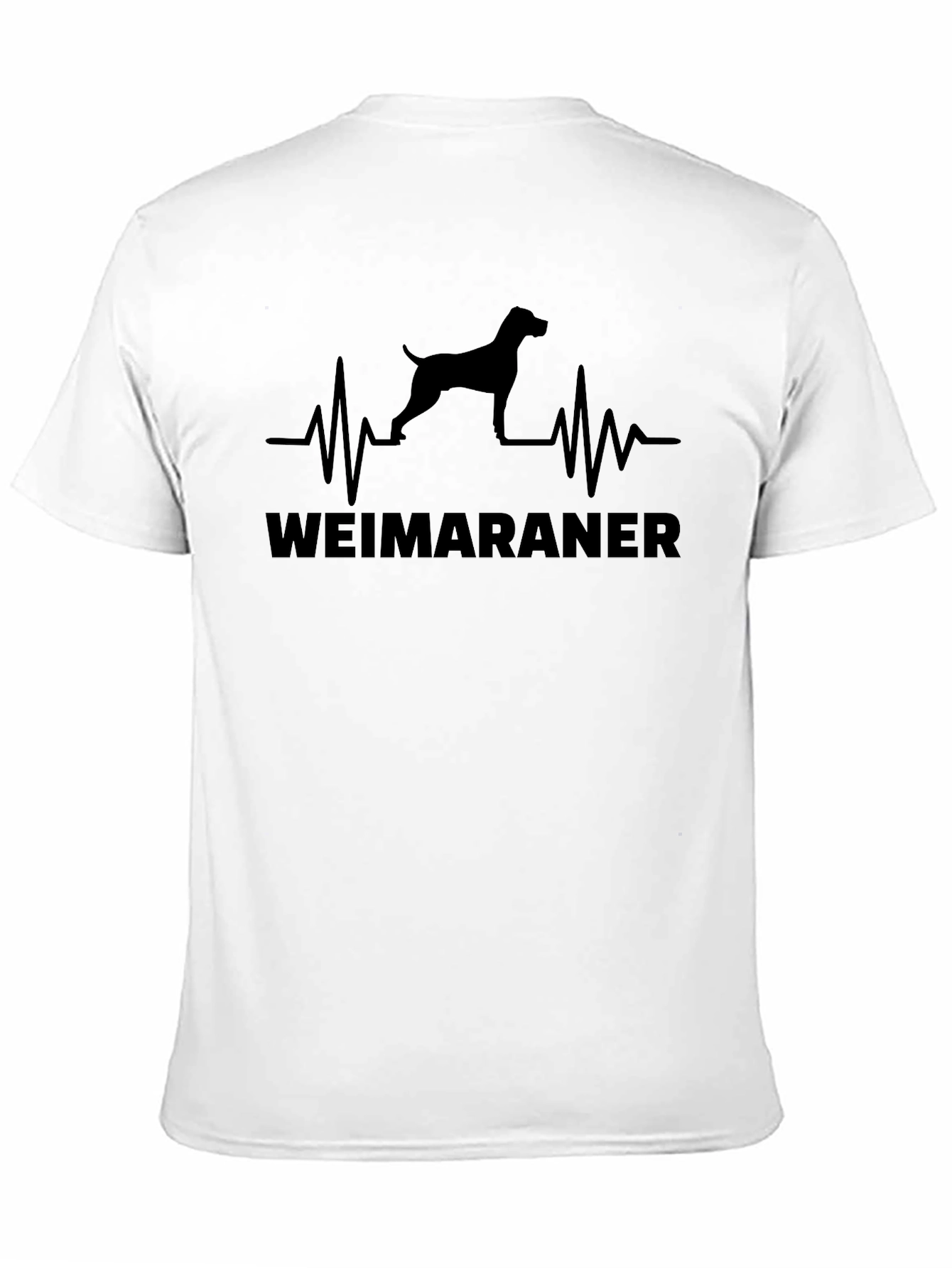 Weimaraner Heartbeat Graphic T-Shirt