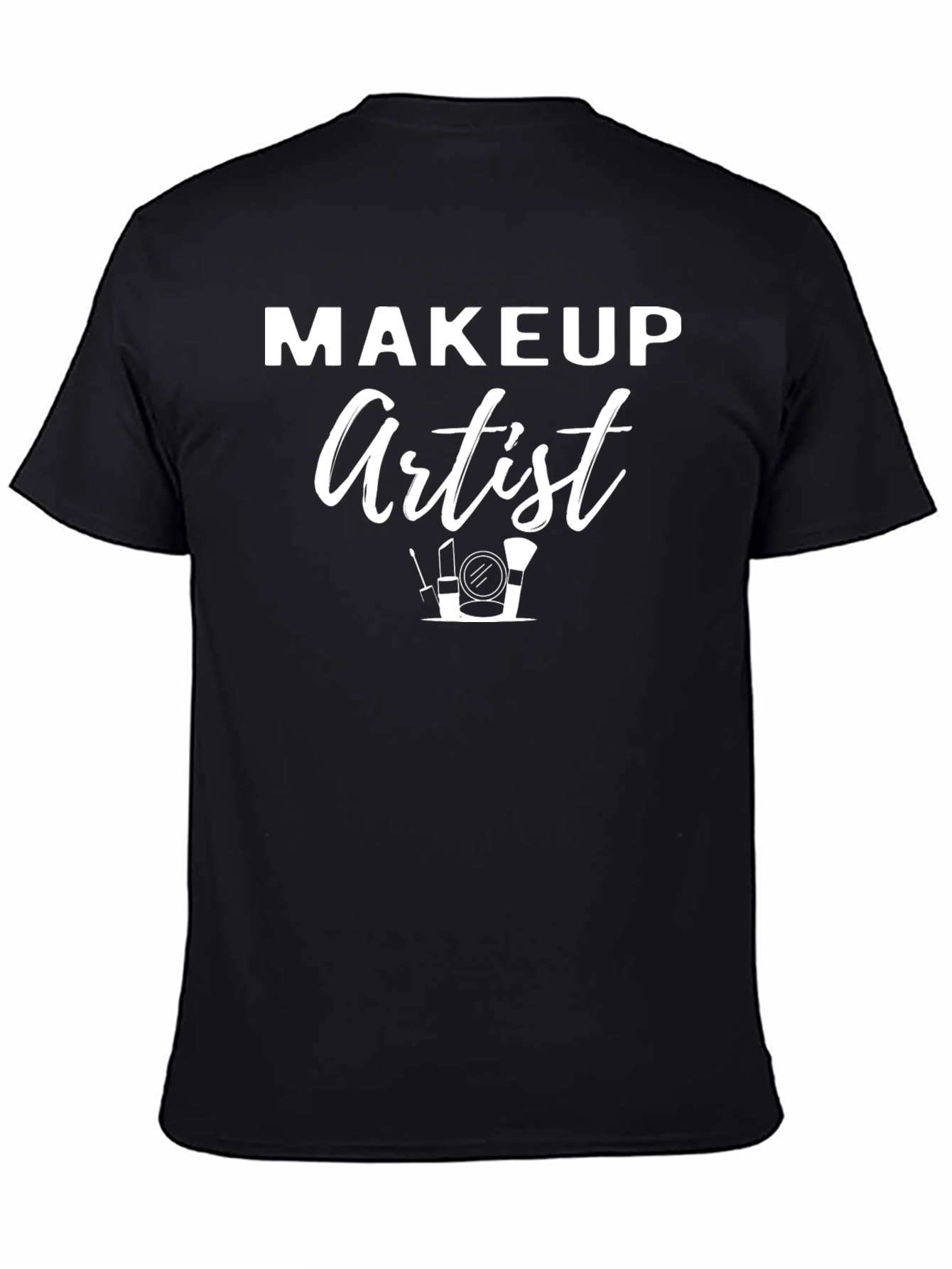Makeup Artist Graphic T-Shirt - Black