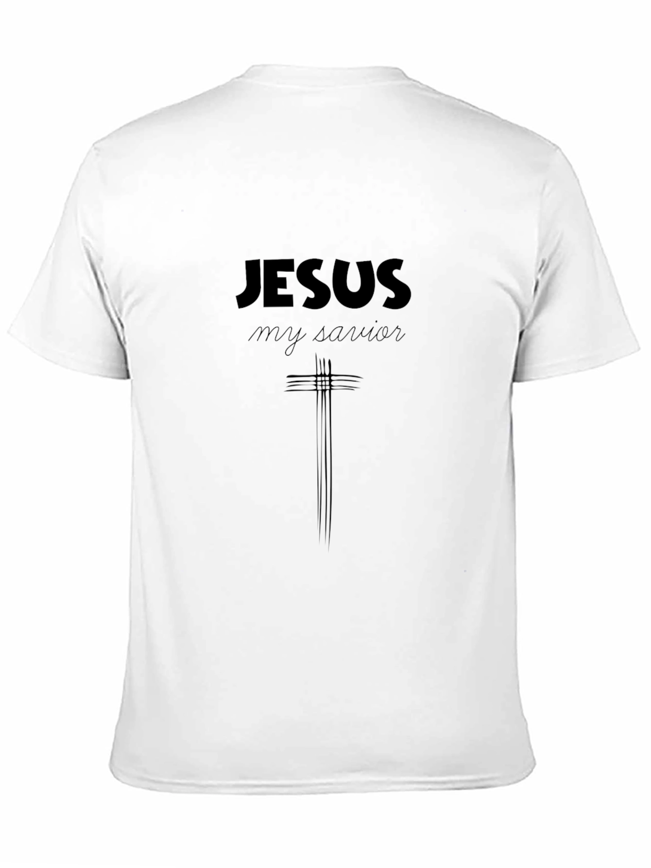 Jesus My Savior Black Graphic Tee