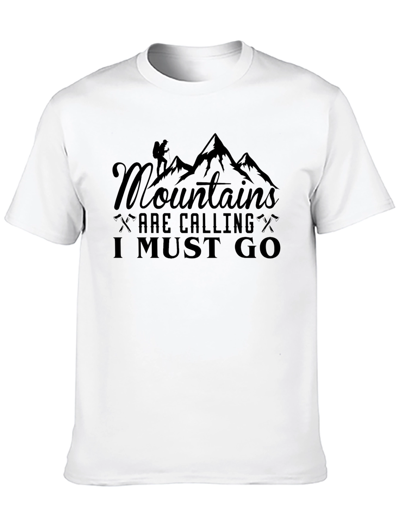 Mountains Are Calling T-Shirt - Black