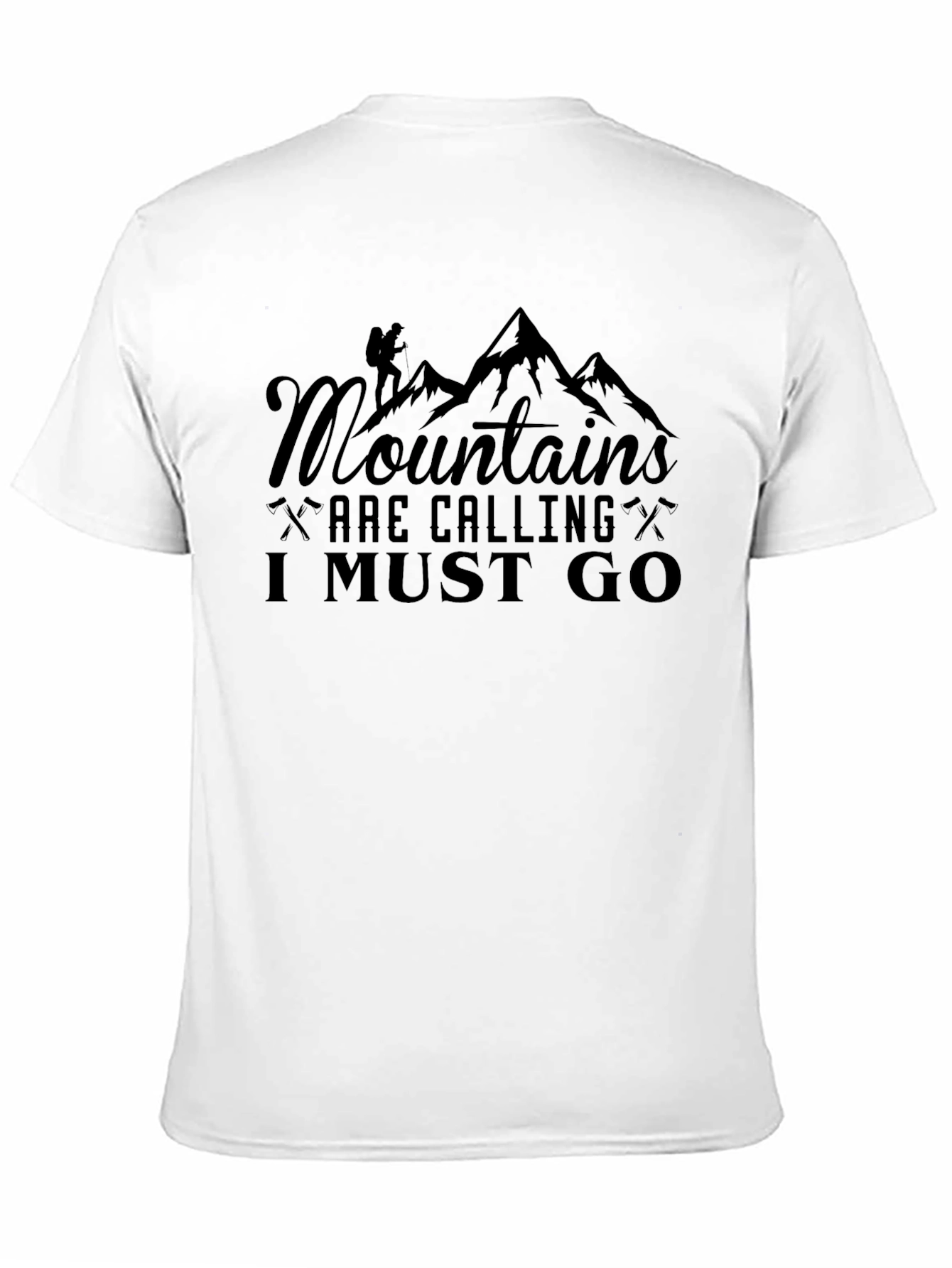 Mountains Are Calling T-Shirt - Black