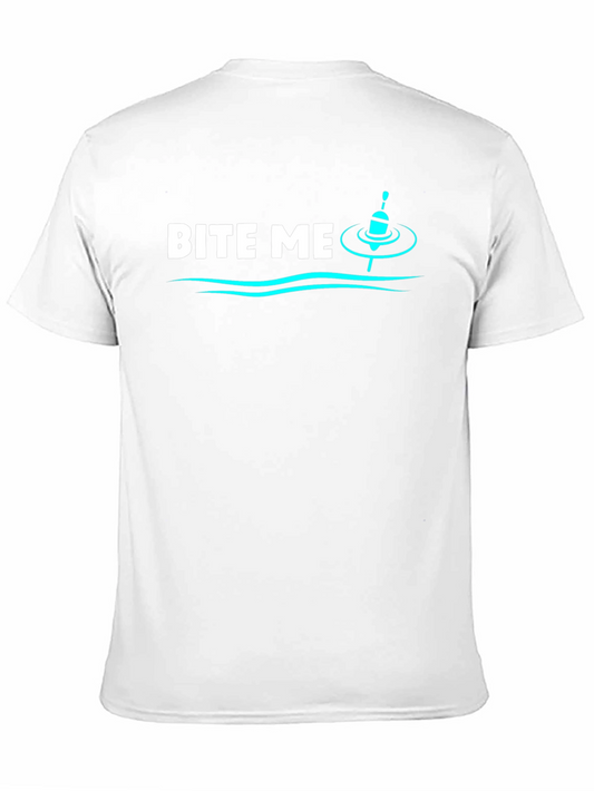 Bite Me Fishing T-Shirt - Humorous Angler Tee