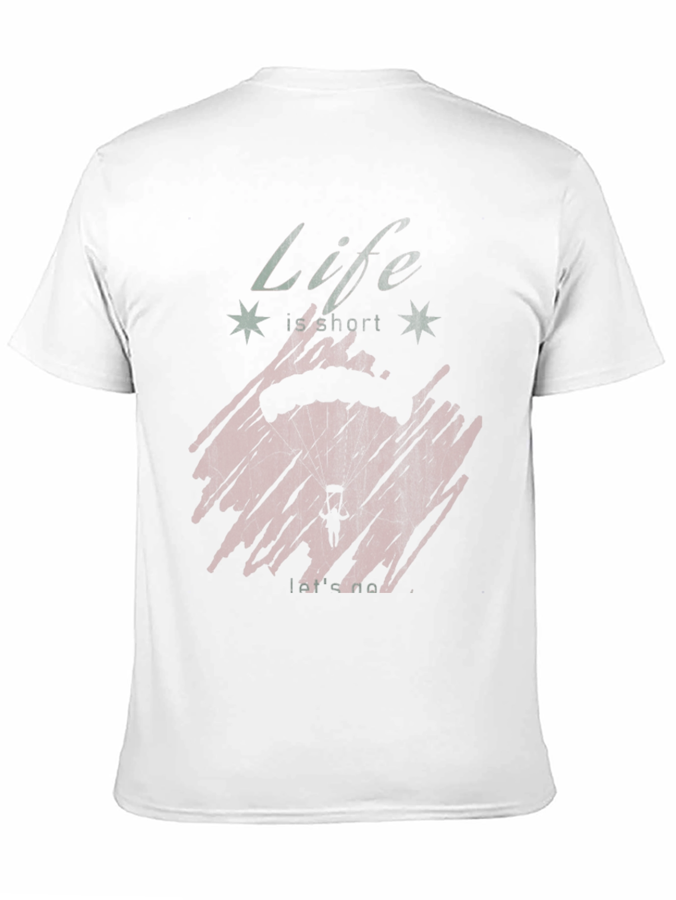 Life Is Short Black Graphic Tee