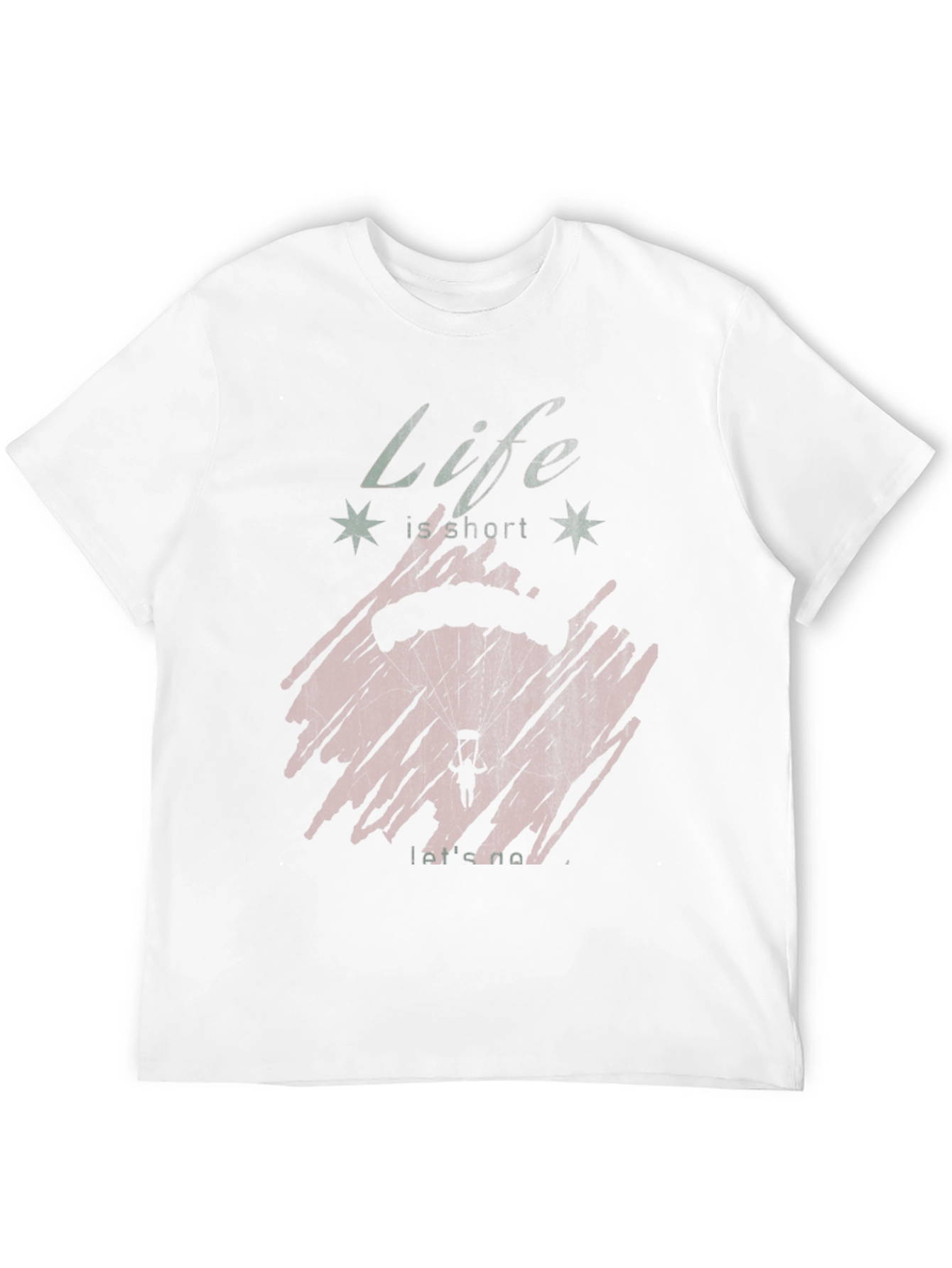 Life Is Short Black Graphic Tee