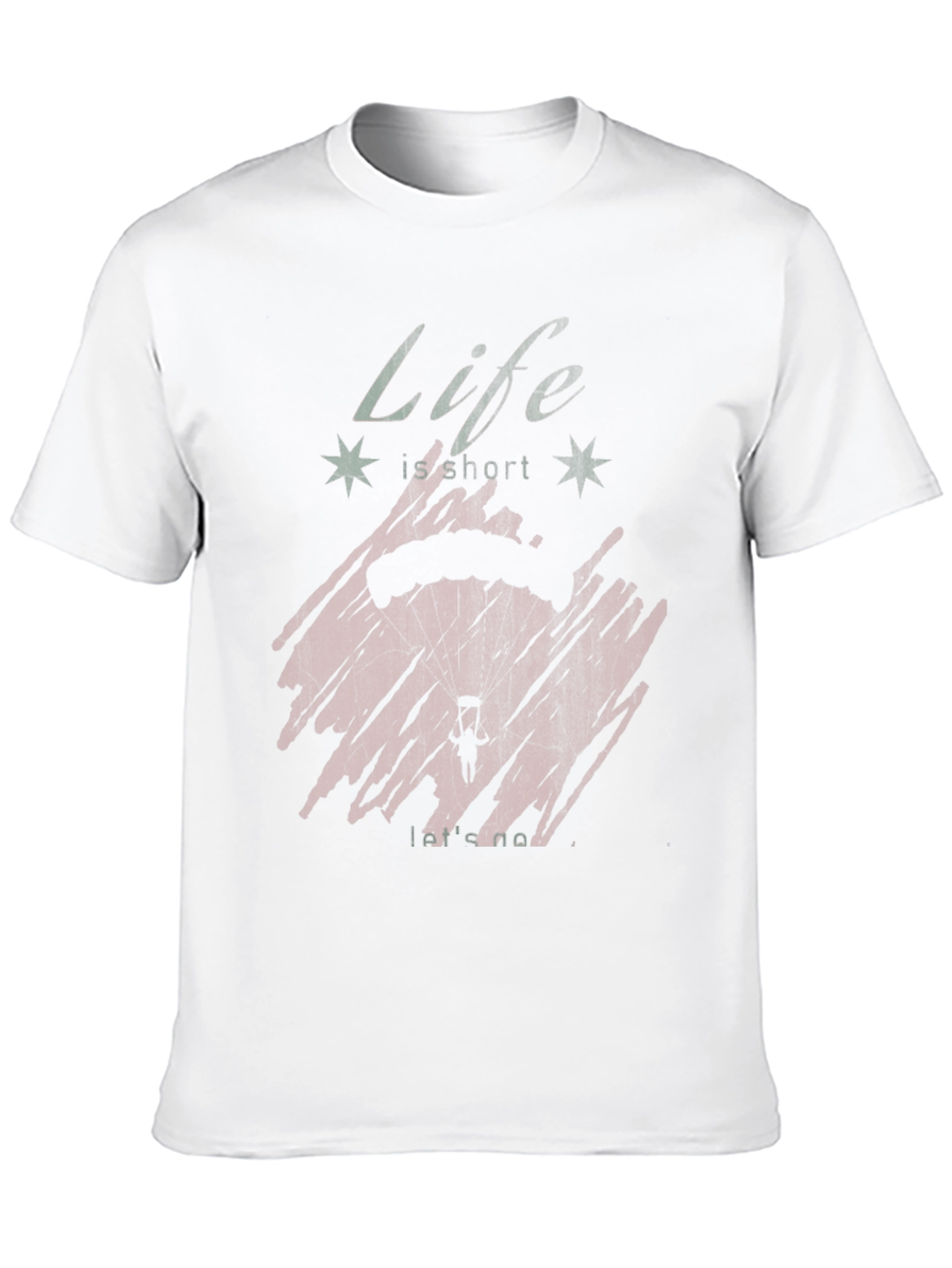 Life Is Short Black Graphic Tee