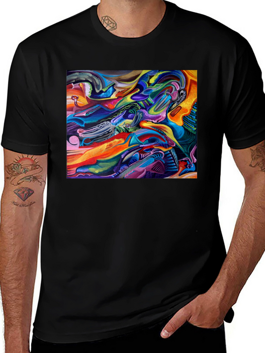 Abstract Art Graphic Print T-Shirt