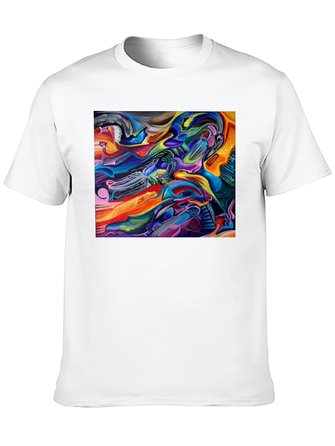 Abstract Art Graphic Print T-Shirt
