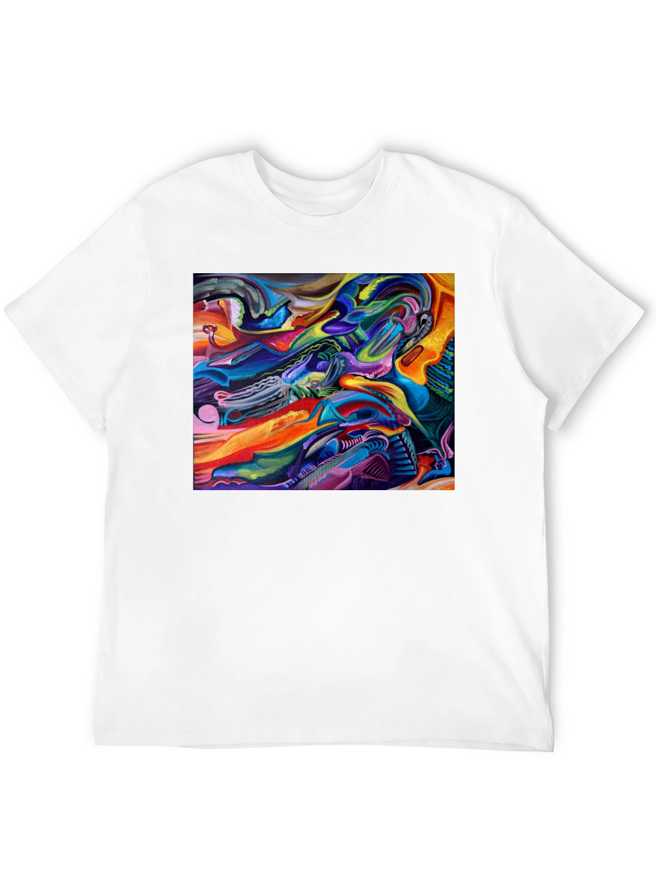 Abstract Art Graphic Print T-Shirt