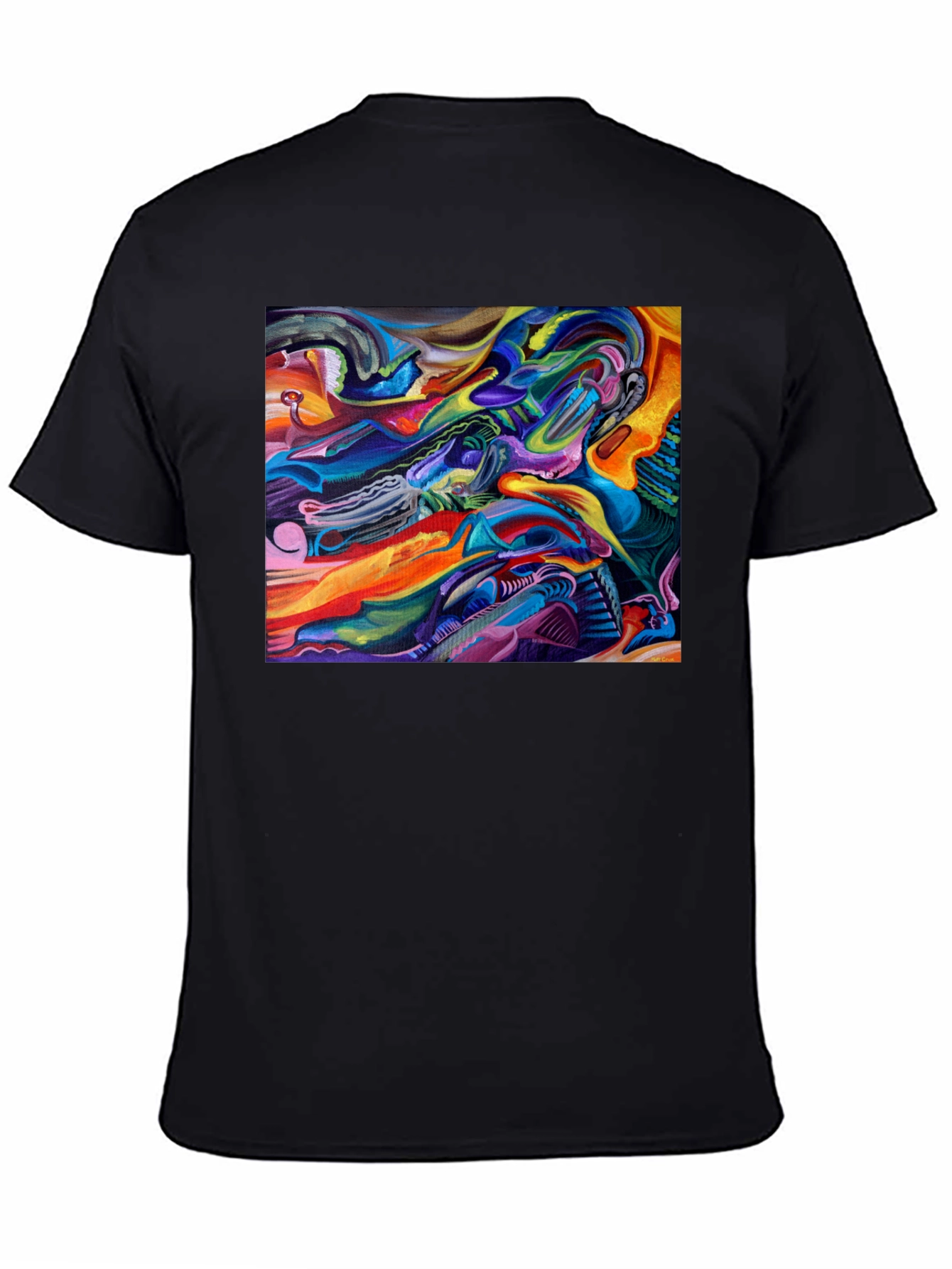 Abstract Art Graphic Print T-Shirt