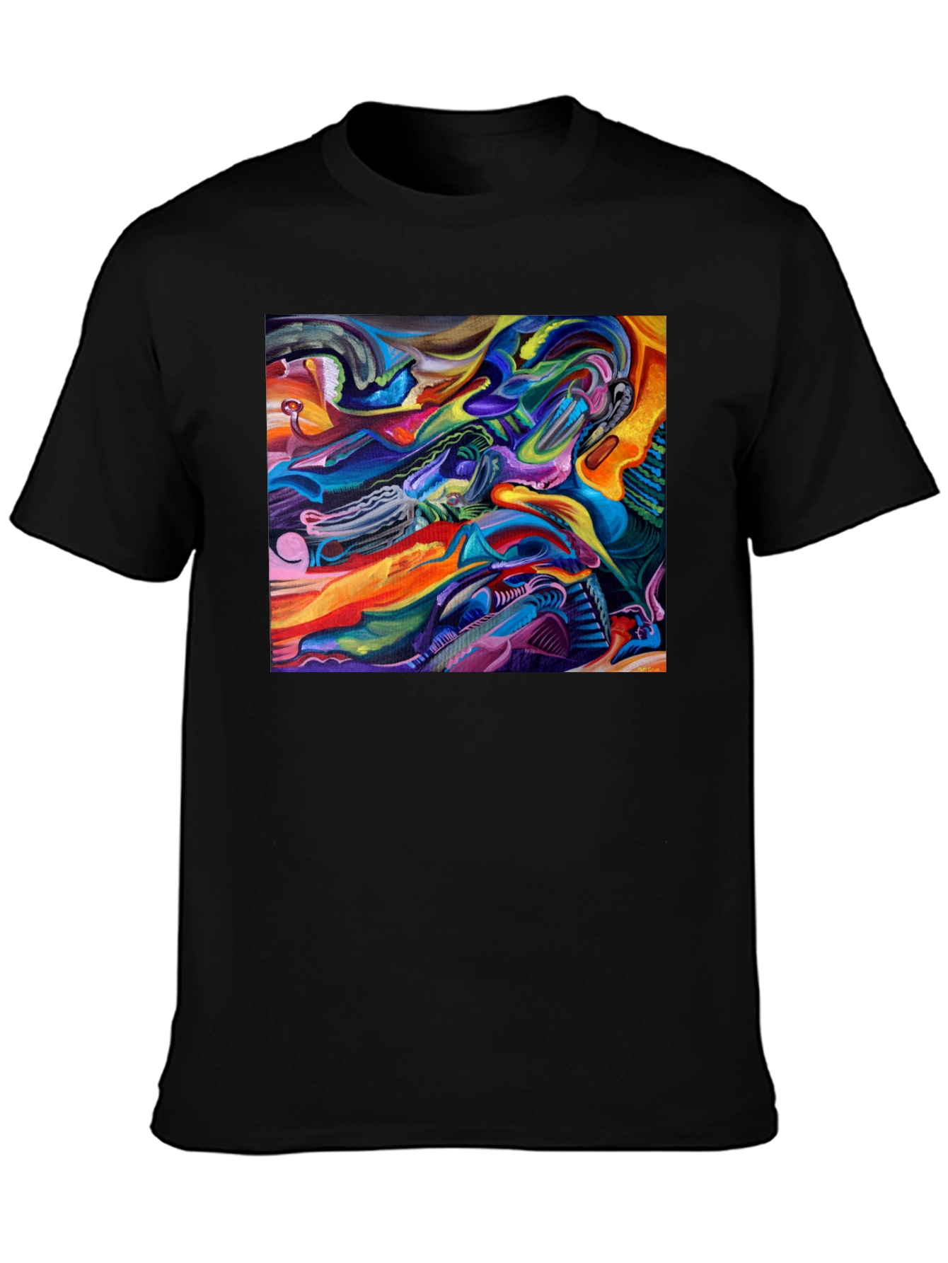 Abstract Art Graphic Print T-Shirt