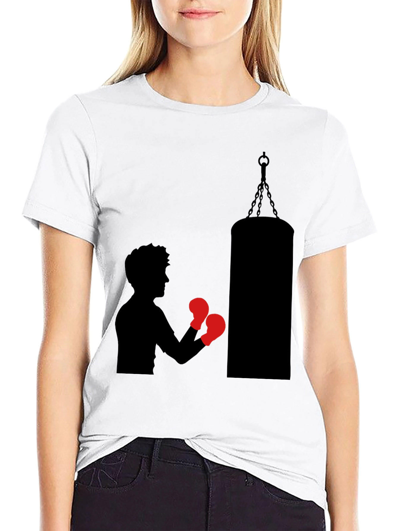 Black Boxing Graphic Tee