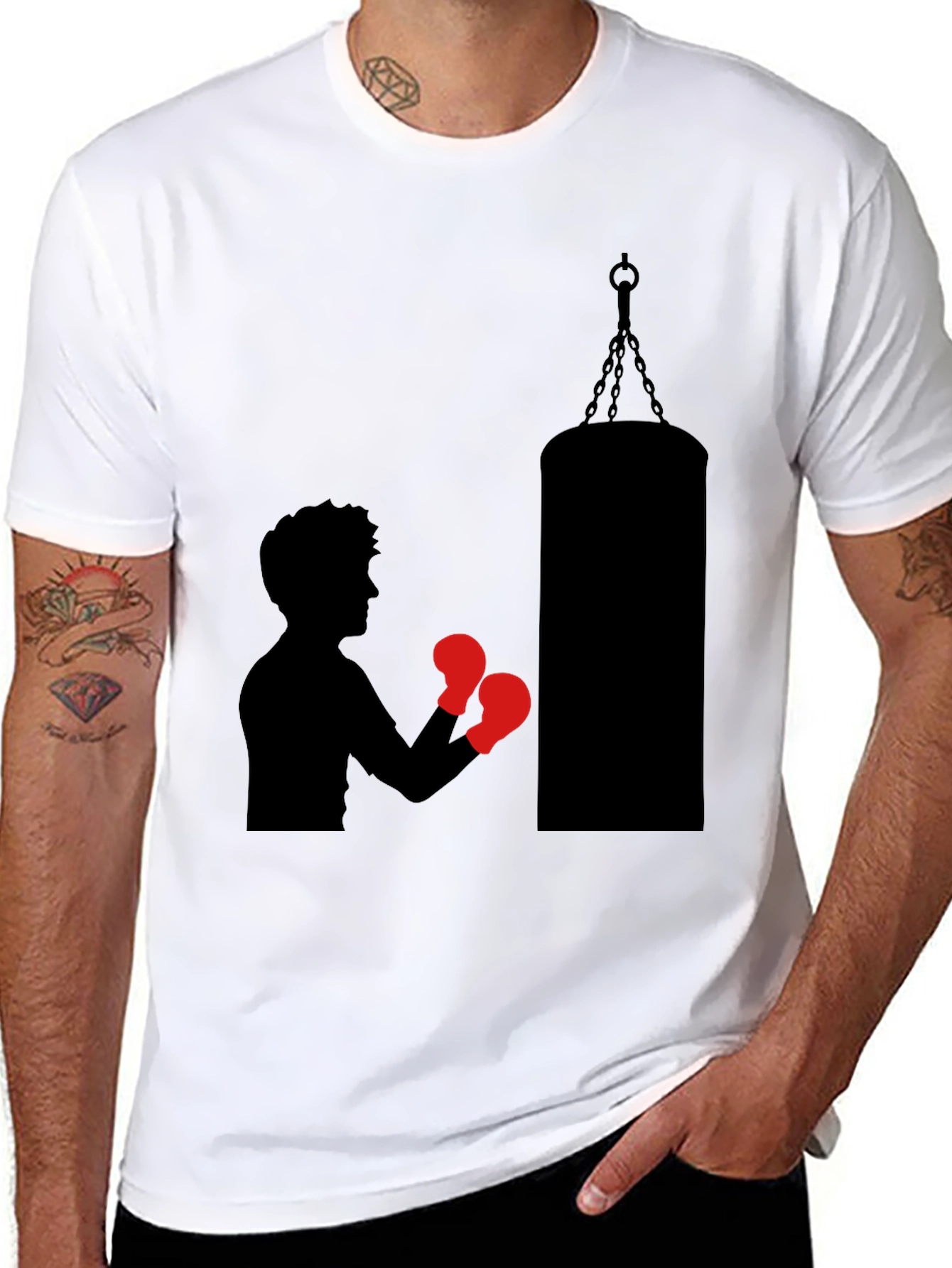 Black Boxing Graphic Tee