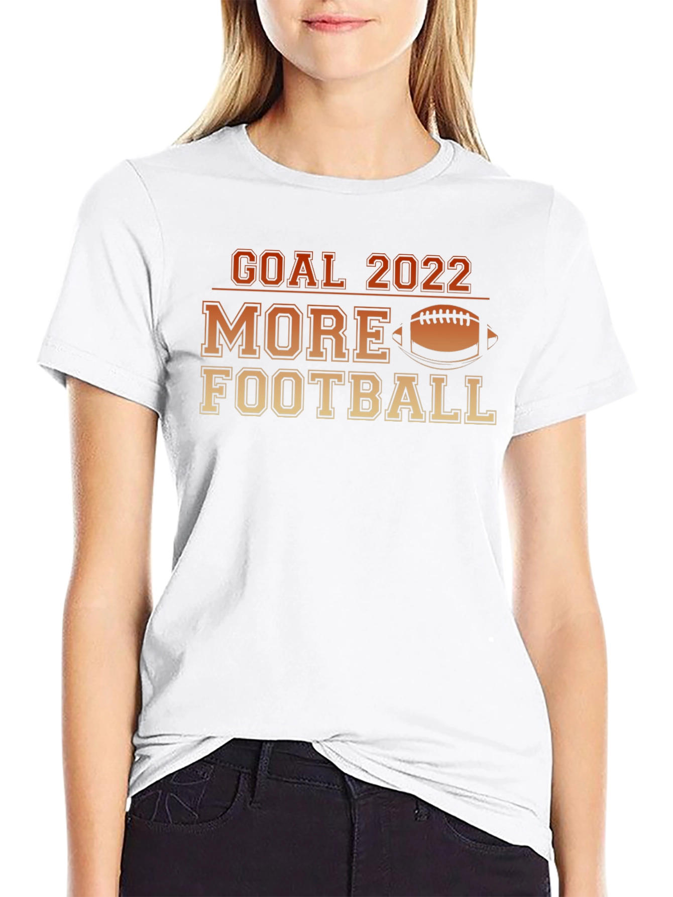 Goal 2022 More Football Graphic T-Shirt
