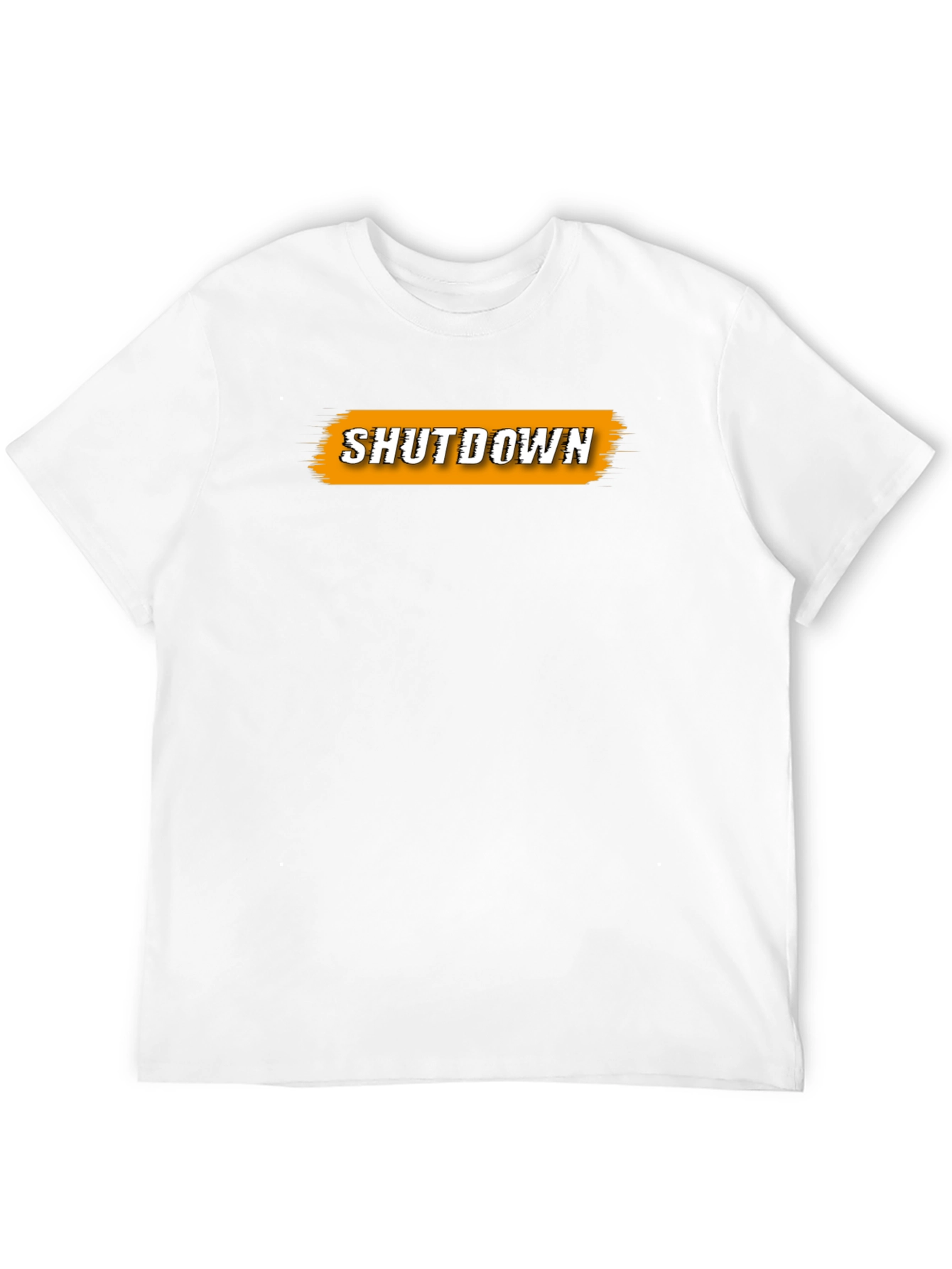 Shutdown Graphic Tee - Trendy Casual Wear
