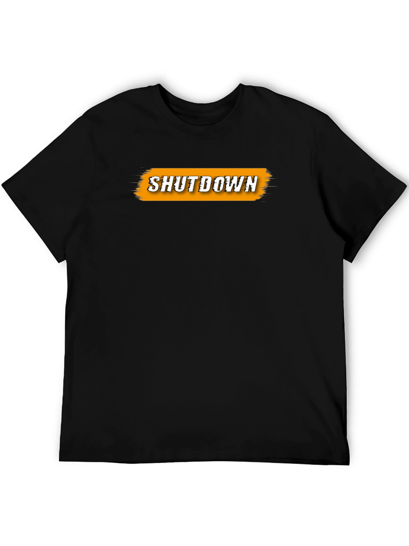 Shutdown Graphic Tee - Trendy Casual Wear